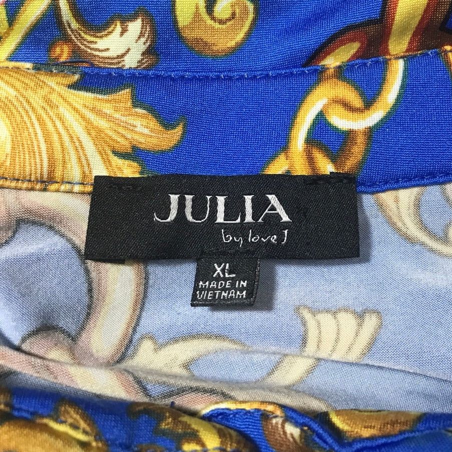 Other Julia by love j Satin Collared Long Sleeve Top Tall XL Size XL / US 12-14 / IT 48-50 - 3 Thumbnail