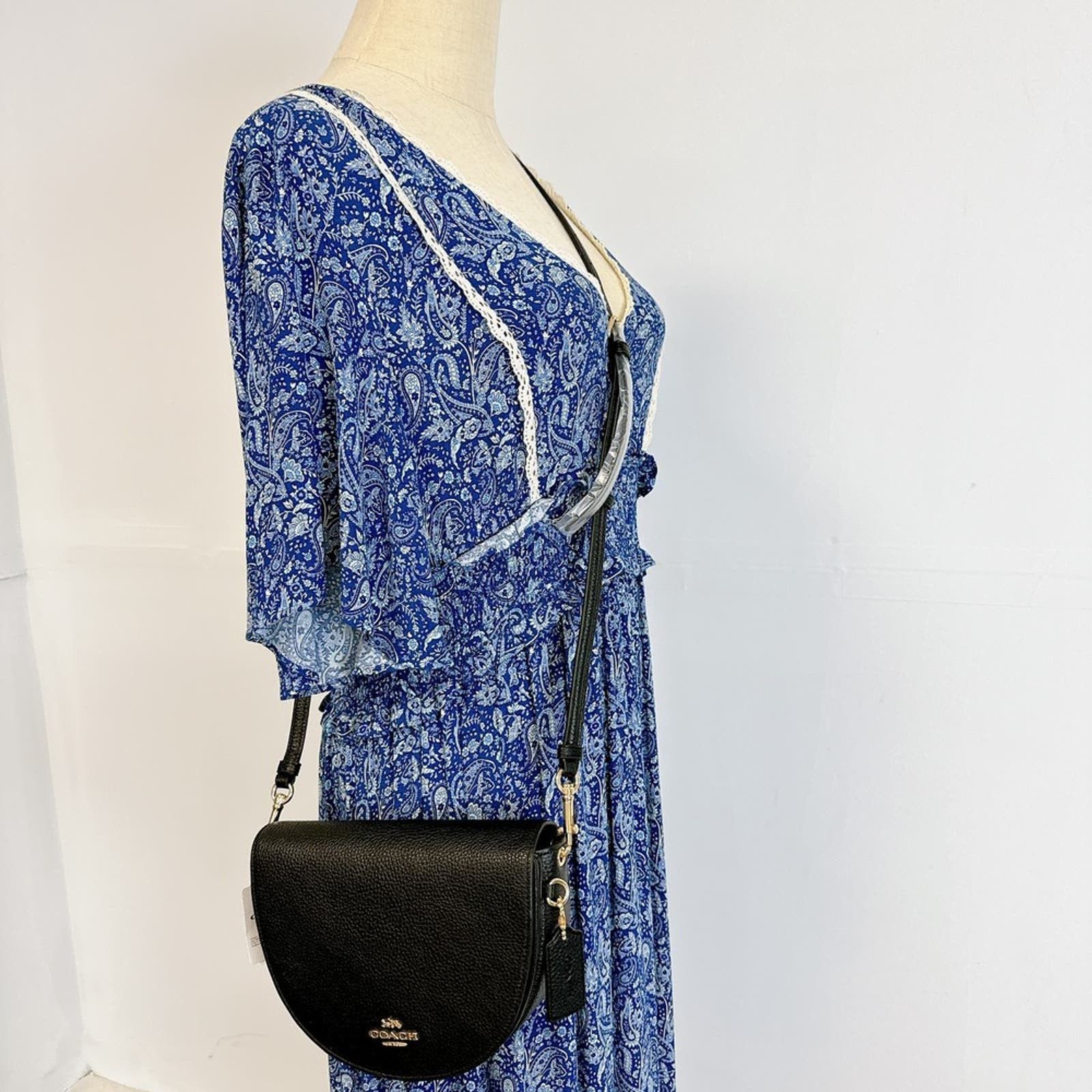 image of Coach C1432 Ellen Crossbody In Black, Women's