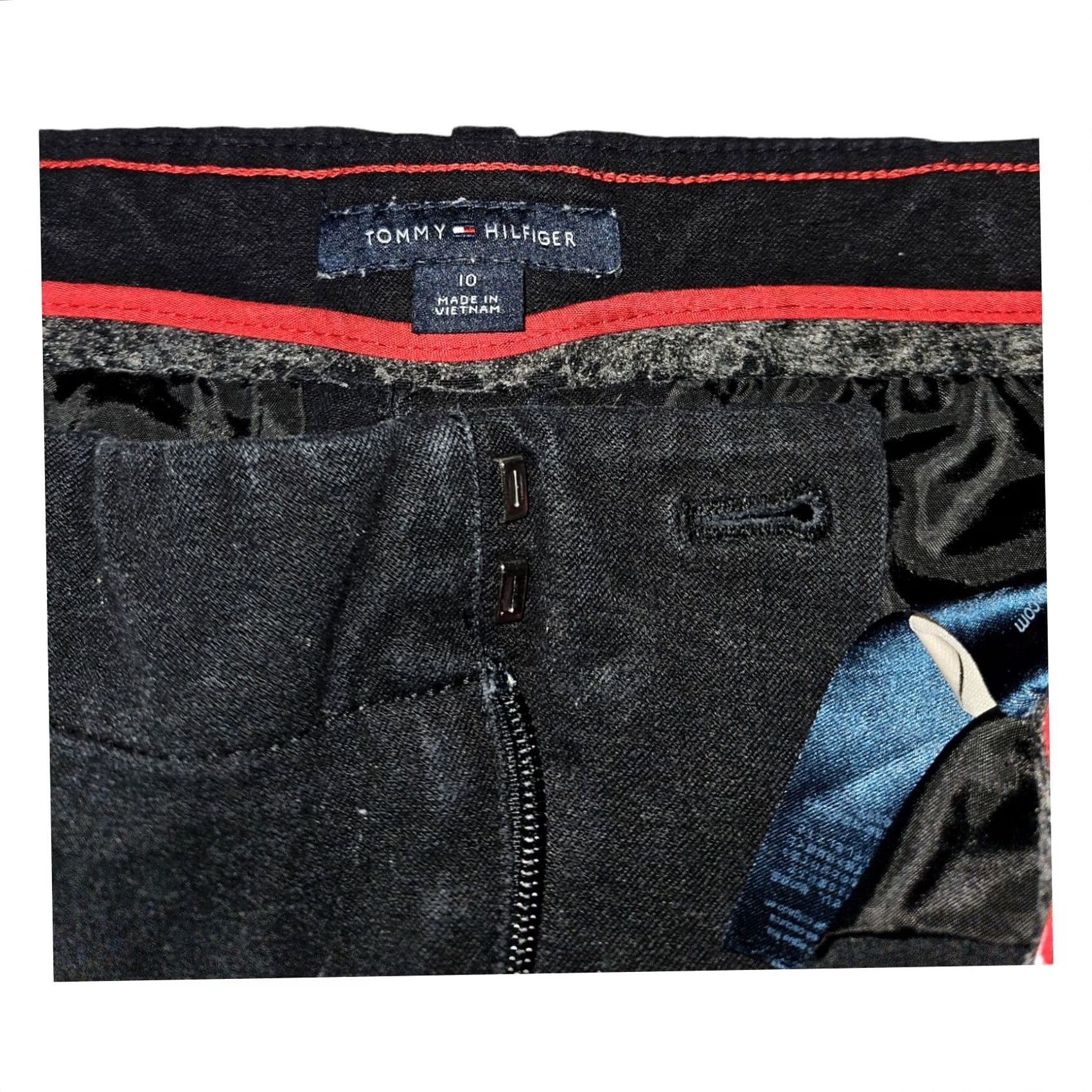Tommy Hilfiger Tommy Hilfiger Blake Stretch Trouser Women's Black Chino Casual Workwear Pants Size 10 Size 32" / US 10 / IT 46 - 3 Thumbnail