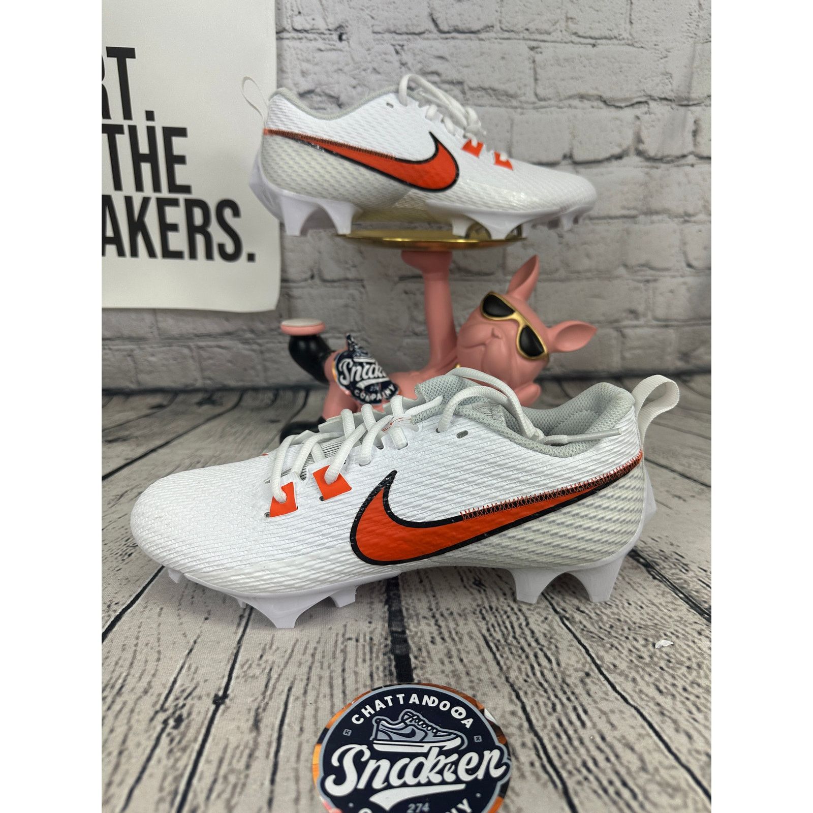 Nike Nike Vapor Edge Speed 360 2 Mens 9 Orange Football Cleats Size US 9 / EU 42 - 1 Thumbnail