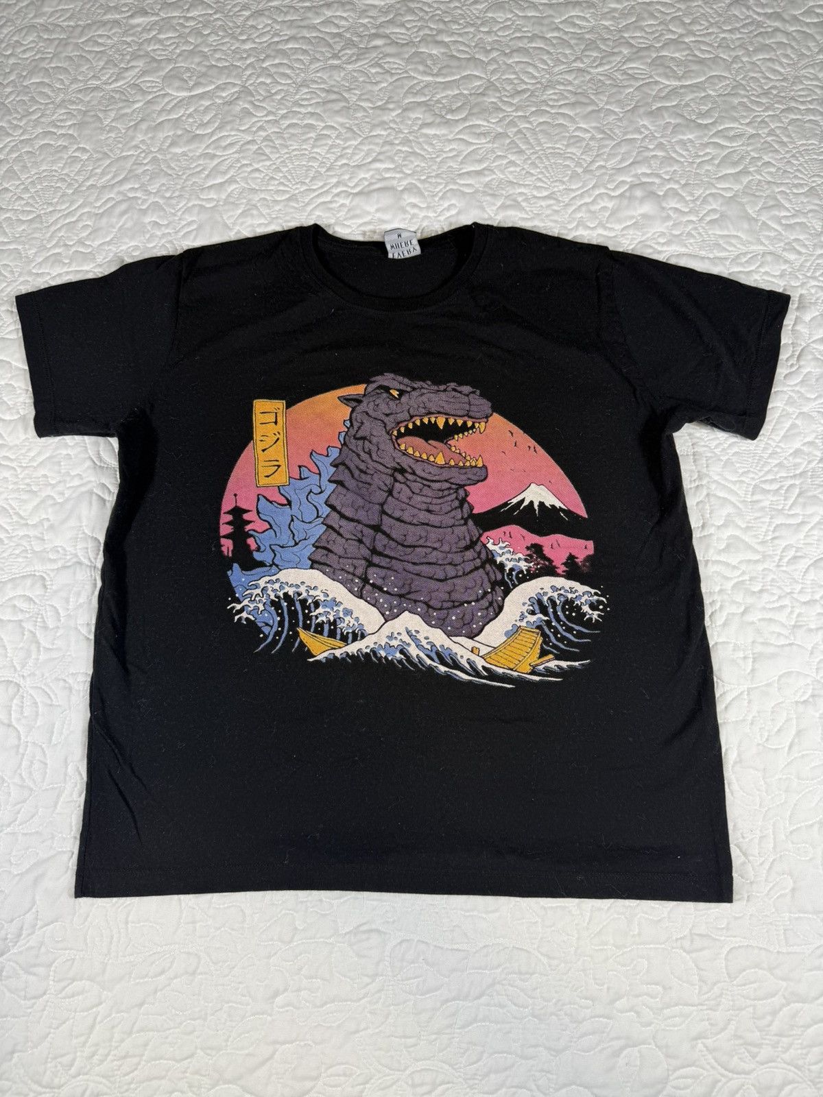 Vintage Vintage Godzilla Black Tee Medium Size US M / EU 48-50 / 2 - 1 Thumbnail