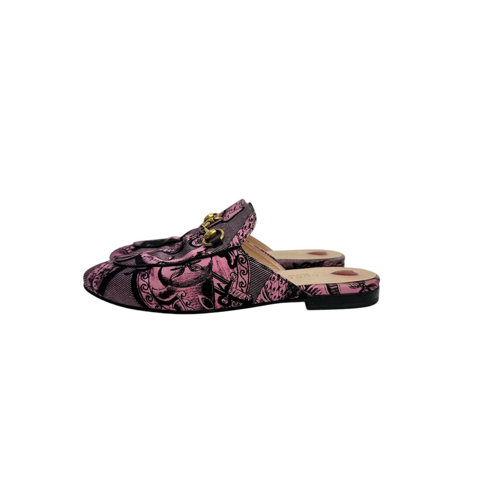 Gucci Gucci Princetown Horsebit Accent Leather Mules Sz.37 Size US 7 / IT 37 - 1 Thumbnail