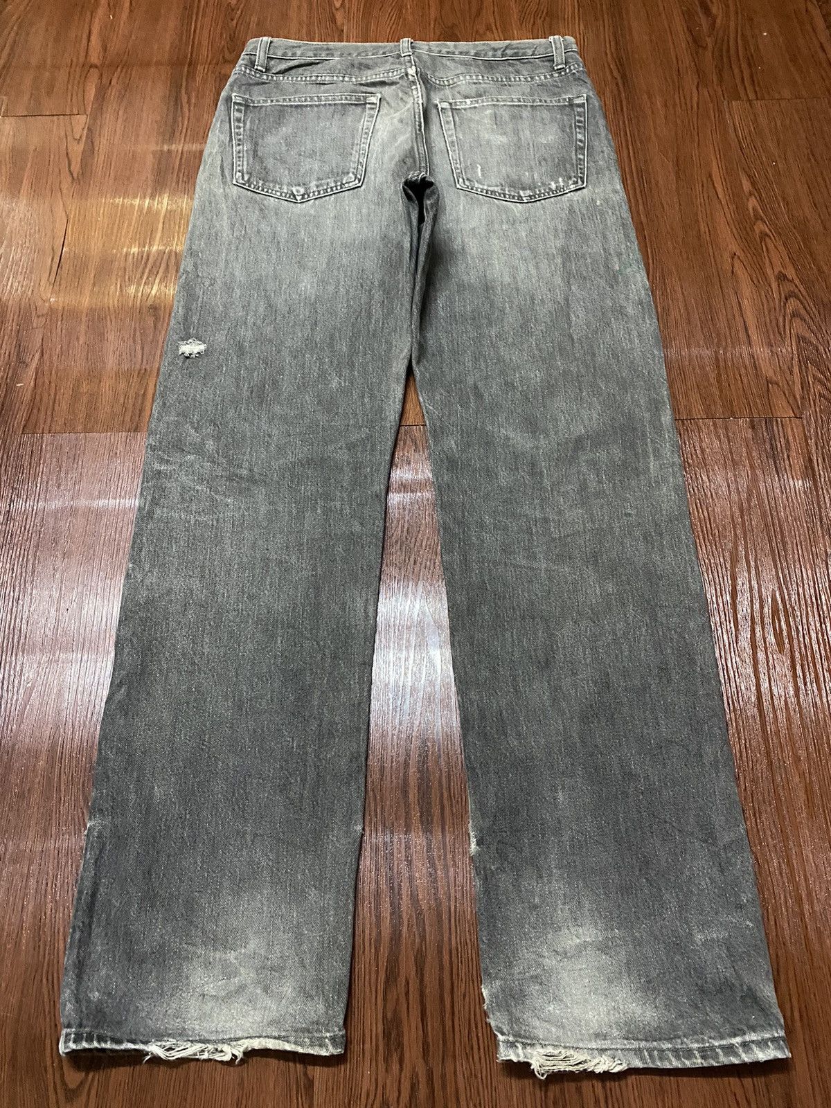 Japanese Brand Vtg Japanese Brand Paint Splatter Fade Wash Distressed Jeans Size US 32 / EU 48 - 2 Thumbnail