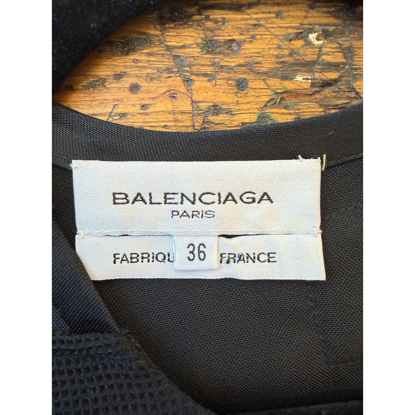 Balenciaga Vintage Balenciaga by GHESQUIERE 1990's Patchwork Dress Size XS / US 0-2 / IT 36-38 - 3 Thumbnail