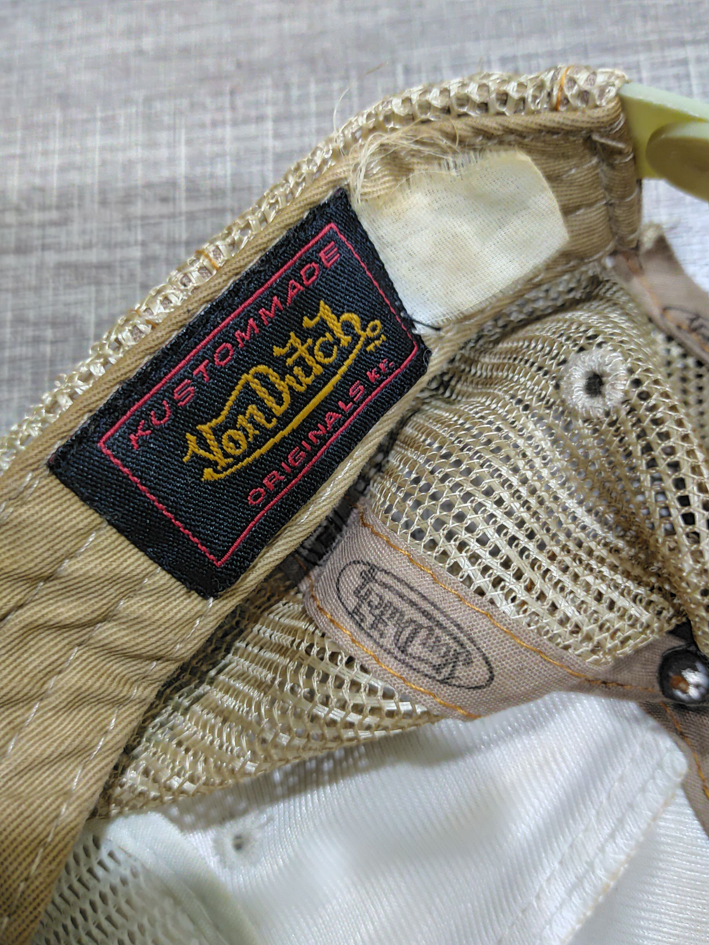 Vintage × Von Dutch 🔥 RARE VON DUTCH DISTRESSED CAMO TRUCKER HAT Size ONE SIZE - 4 Thumbnail