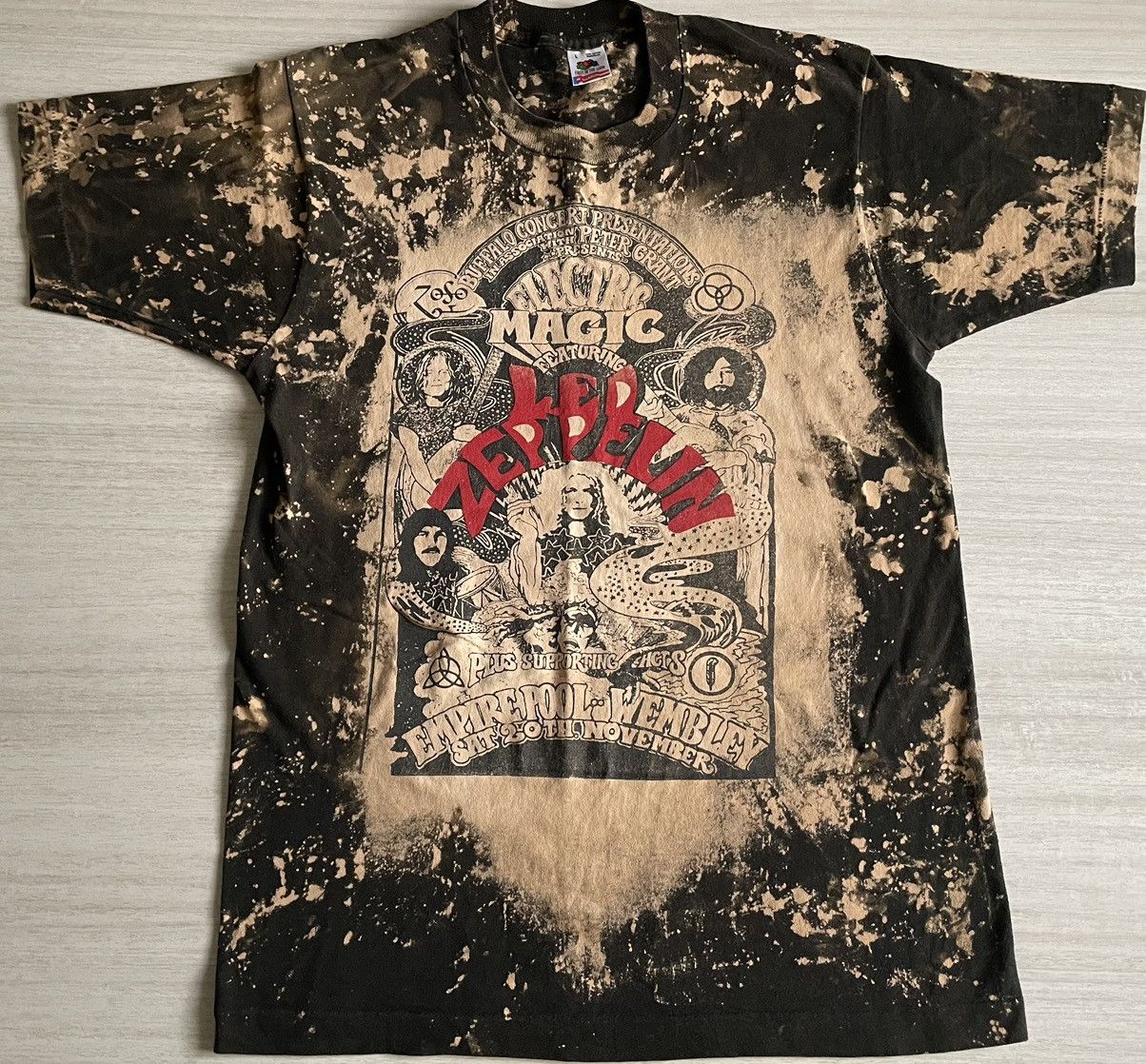 Vintage Late 80s Led Zeppelin T-shirt | Grailed