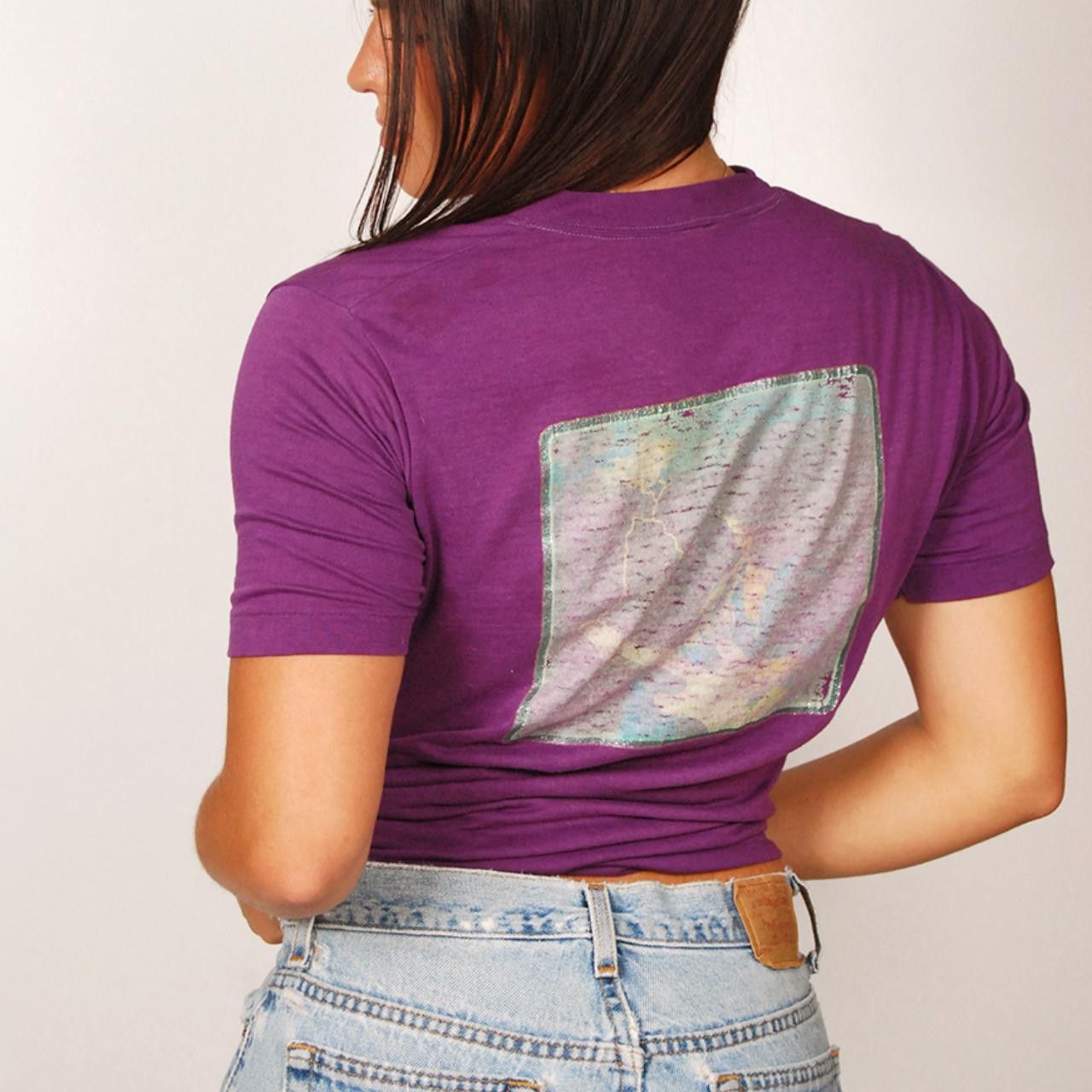 Vintage 80s Grateful Dead shirt (M) purple single stitch medium Size US M / EU 48-50 / 2 - 6 Thumbnail