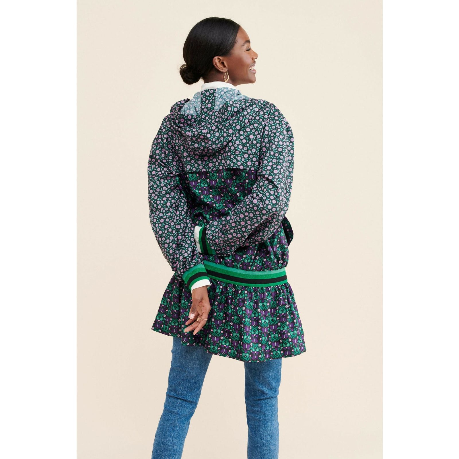 Anna Sui Anna Sui Pocket Full of Posies Floral Hooded Windbreaker M Size M / US 6-8 / IT 42-44 - 2 Thumbnail