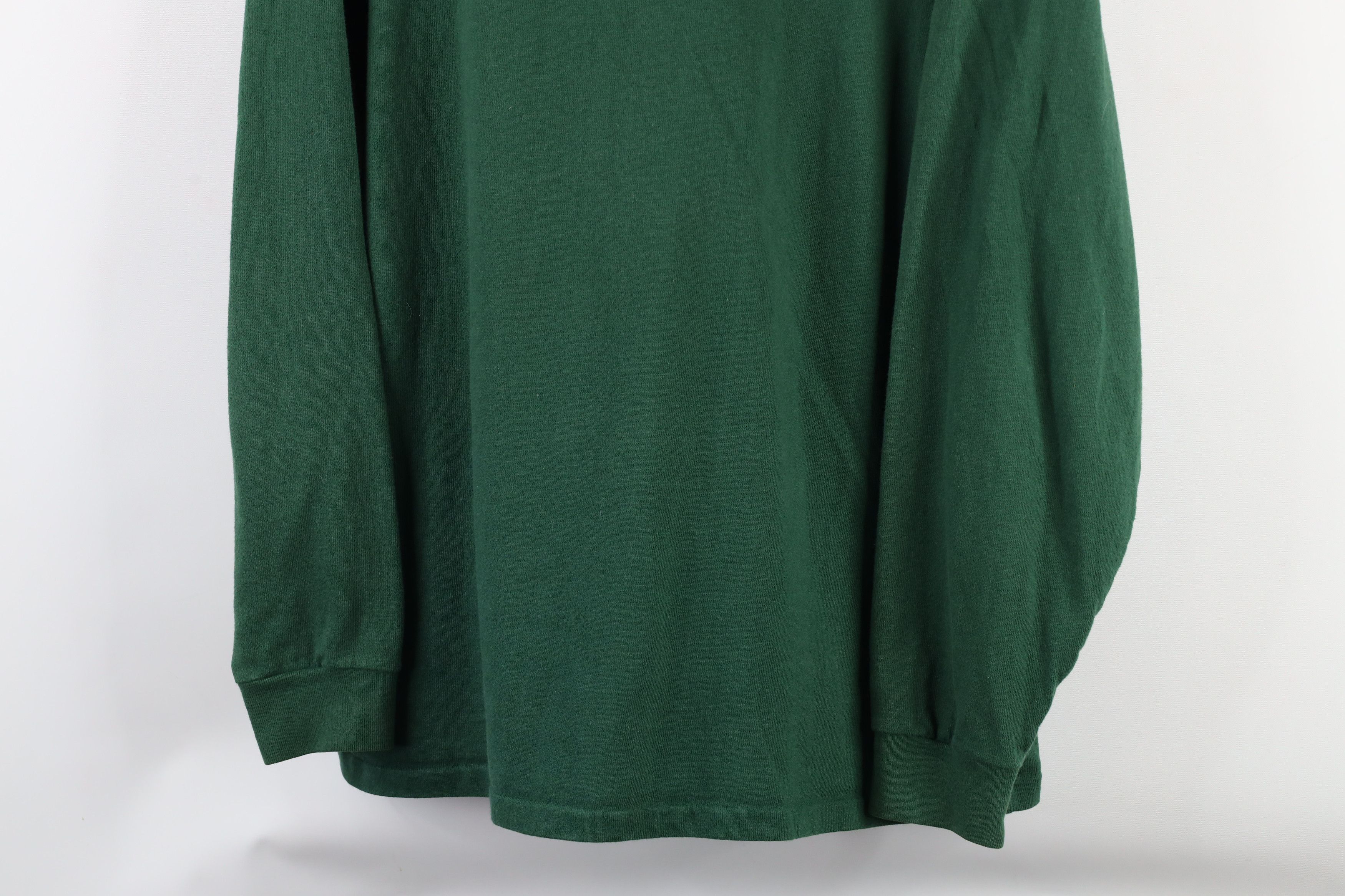 Vintage Vintage 90s Packers Football Turtleneck T-Shirt Green USA Size US L / EU 52-54 / 3 - 3 Thumbnail
