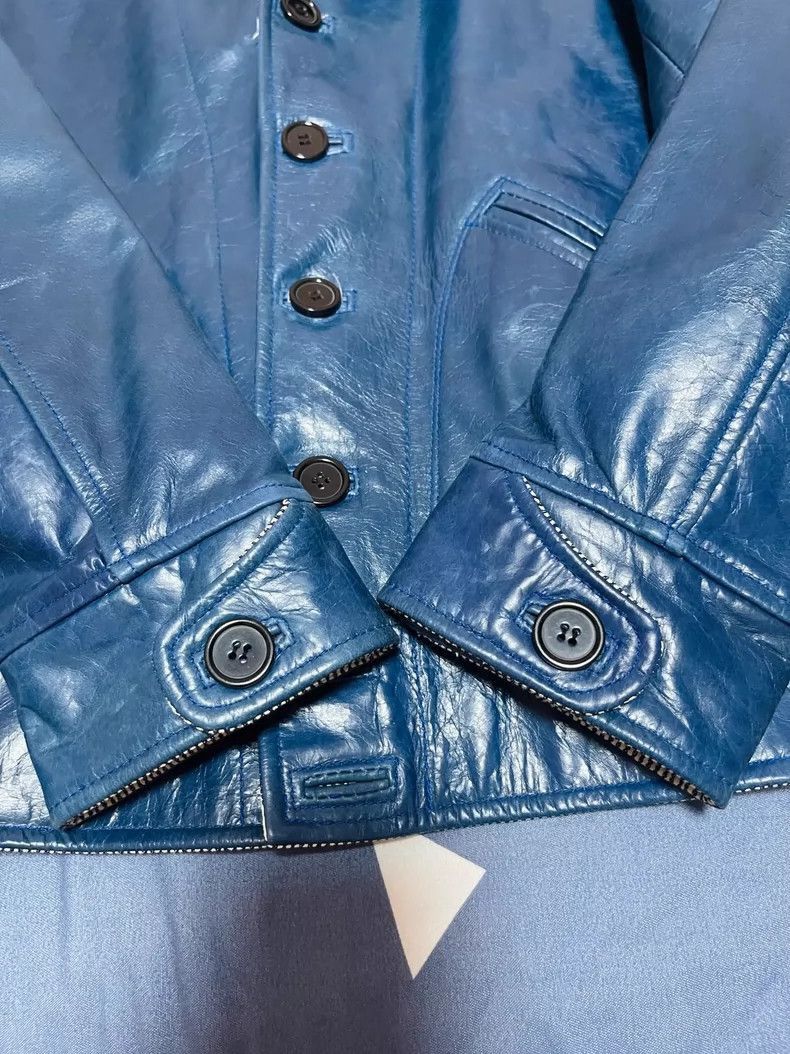 Visvim Women's Blue Leather Jacket Size S-2506 Size US S / EU 44-46 / 1 - 5 Thumbnail