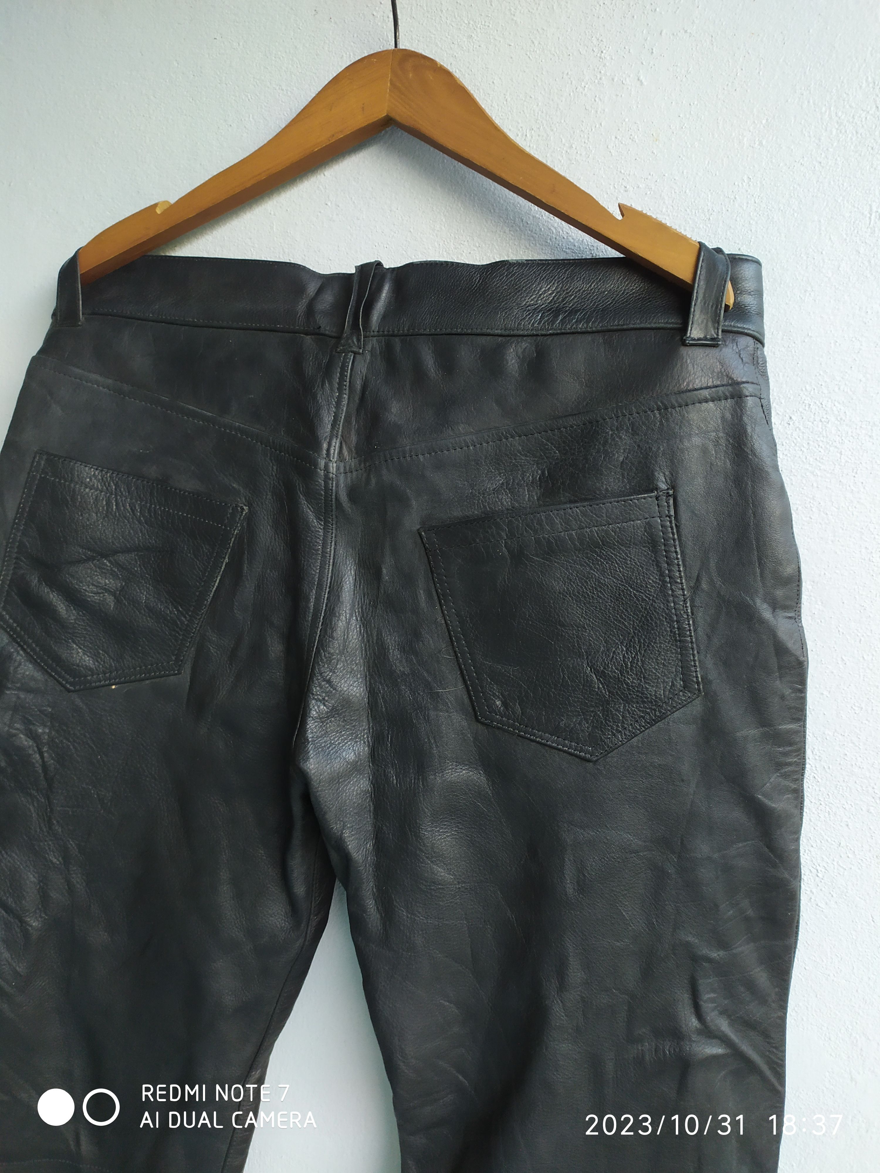 Leather × Vintage Vintage Leather Pants Size US 35 - 7 Thumbnail