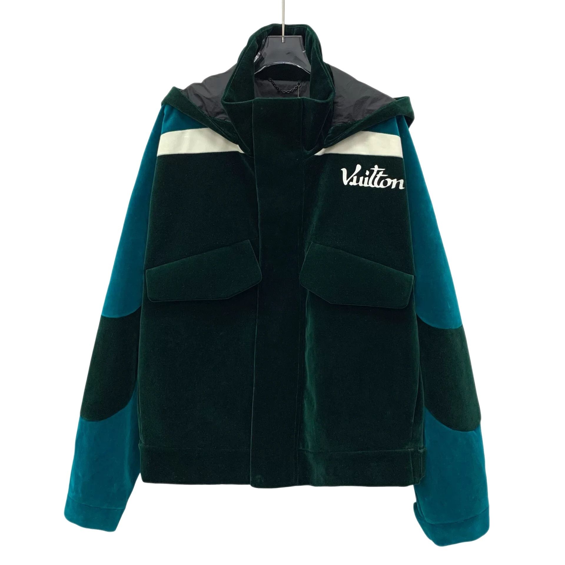 Louis Vuitton Louis Vuitton Contrast Logo Hooded Jacket 50 Size US M / EU 48-50 / 2 - 1 Thumbnail