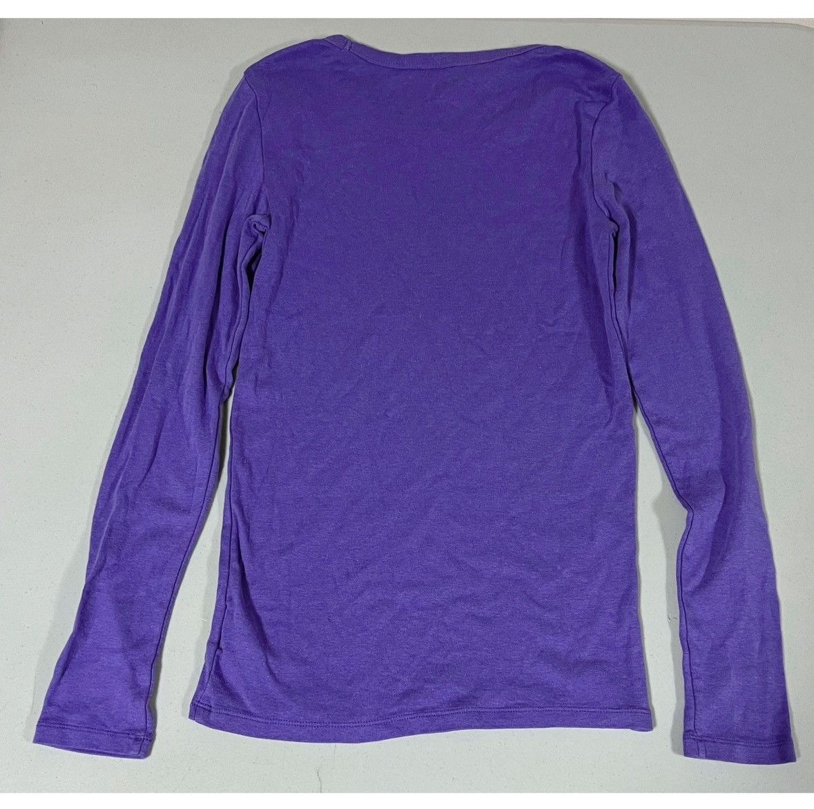Gap Gap Purple Long Sleeve Crewneck T-Shirt Top Blouse Tee XS 💜 Size US XS / EU 42 / 0 - 5 Thumbnail