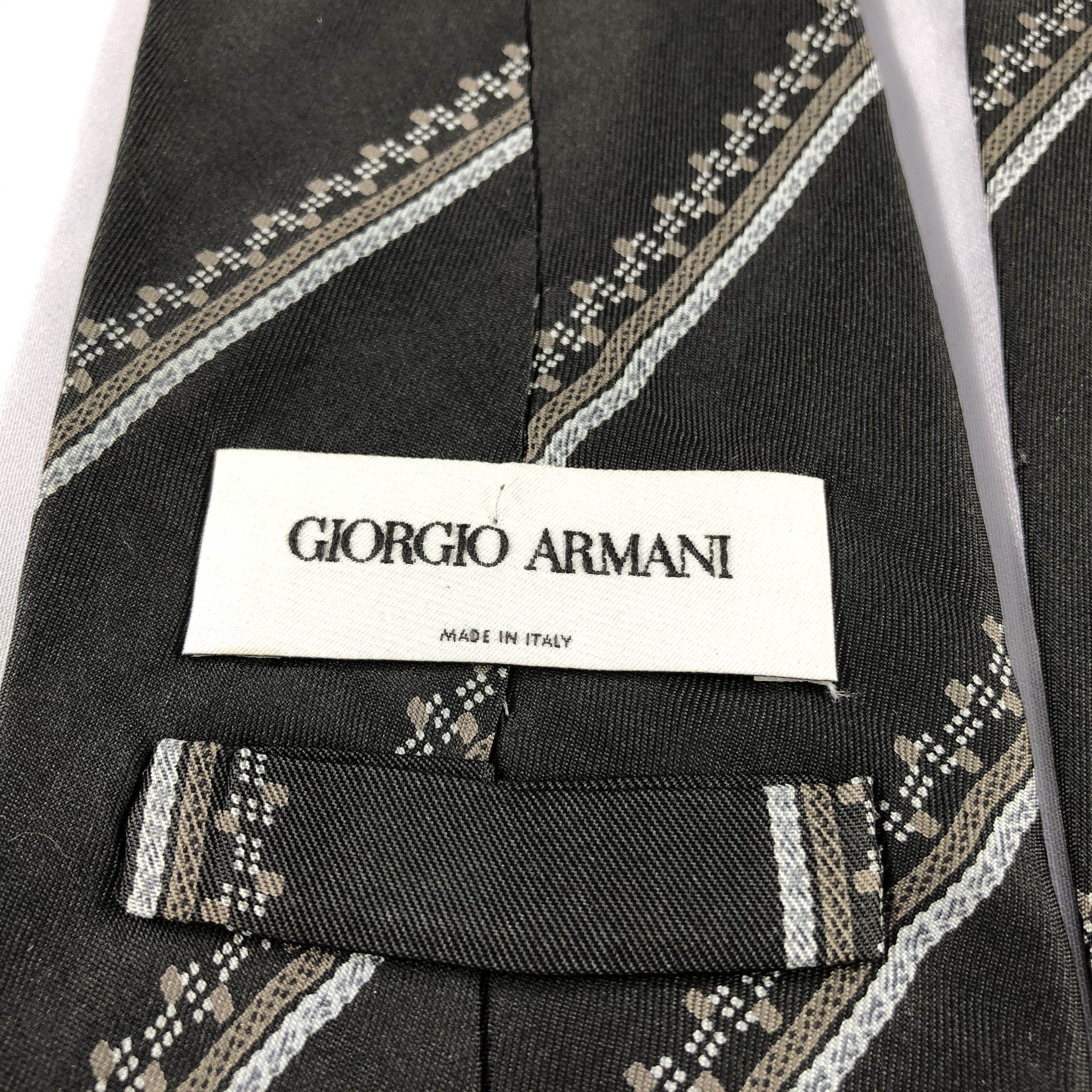 Giorgio Armani × Vintage Giorgio Armani Silk Neck Ties T104 Size ONE SIZE - 3 Thumbnail