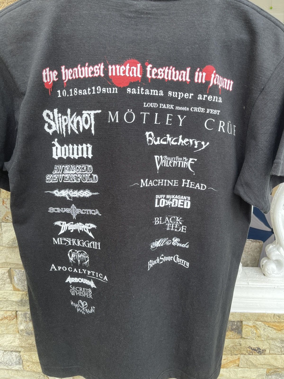 Band Tees Last Drop🔥Rare🔥Vintage The Heaviest Metal Festival in Japan Size US M / EU 48-50 / 2 - 1 Thumbnail