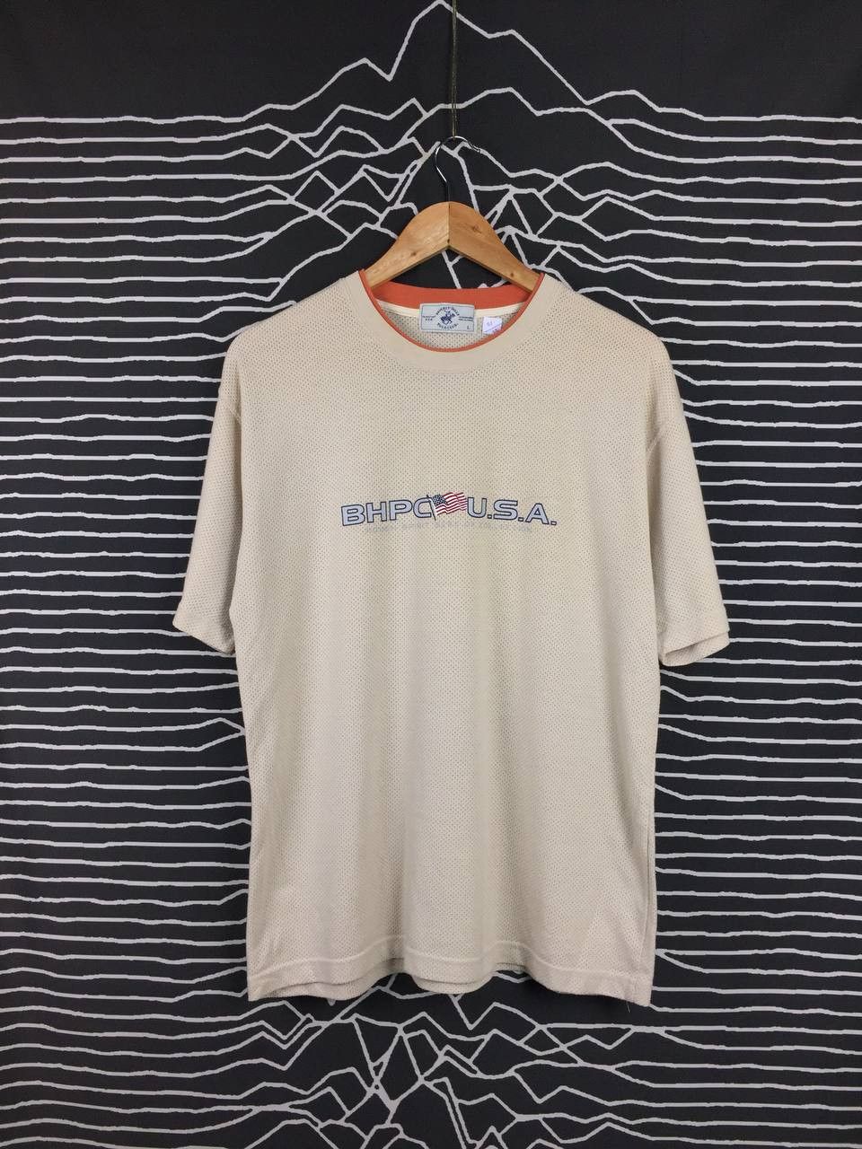 Vtg Beverly Hills Polo Club BHPC Center Logo Tee