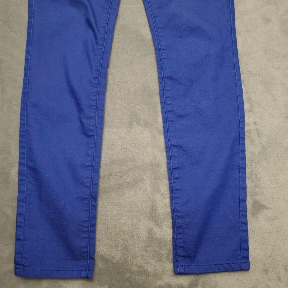 Prana VINTAGE Prana Pants Womens 2/26 Blue Stretch Twill Classic 5 Pocket Chino Outdoors Gorp Size 26" / US 2 / IT 38 - 2 Thumbnail