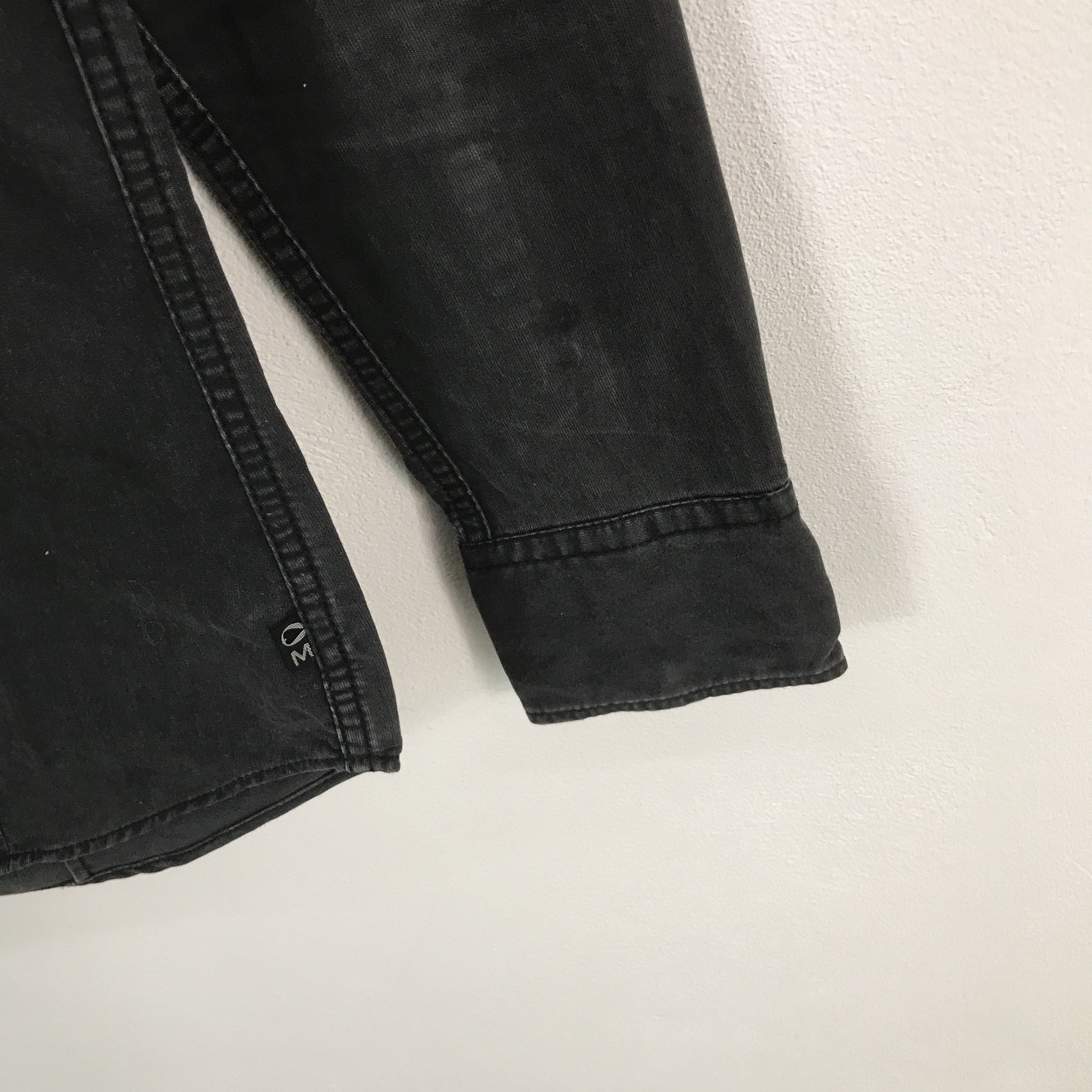 Japanese Brand × Morgan Homme morgan Homme black Faded Punk Snap button shirts Size US M / EU 48-50 / 2 - 6 Thumbnail