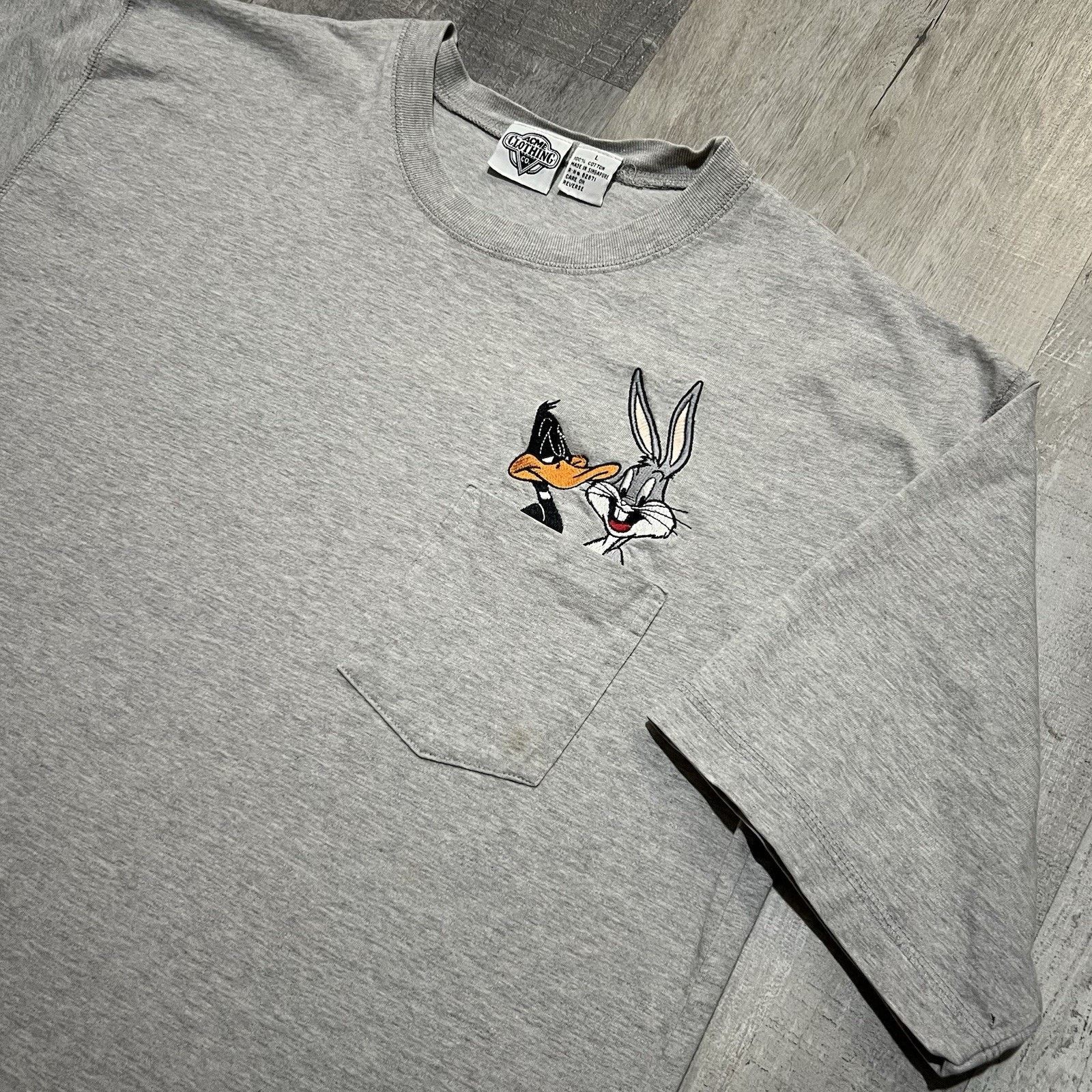 Warner Bros VTG Acme Studio Warner Bros Bugs Bunny Donald Duck Pocket Size US L / EU 52-54 / 3 - 2 Thumbnail