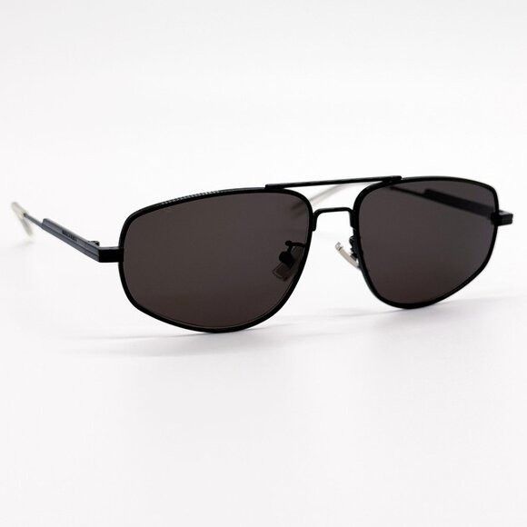 Bottega Veneta NEW BOTTEGA VENETA SUNGLASSES BV1125S 001 AVIATOR BLACK UNIS Size ONE SIZE - 5 Thumbnail