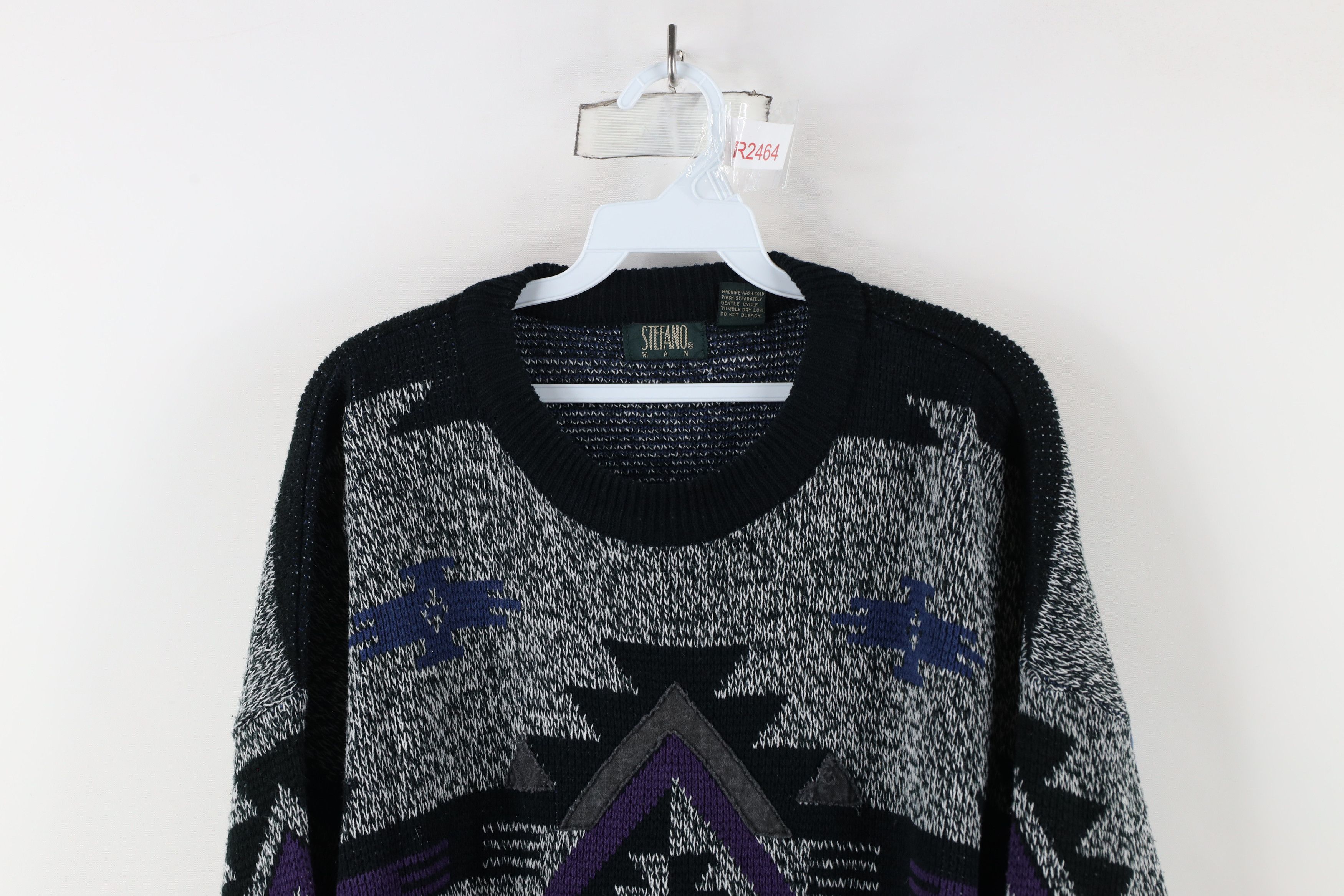 Vintage Vintage 90s Coogi Style Fiesta Southwestern Knit Sweater Size US XL / EU 56 / 4 - 2 Thumbnail