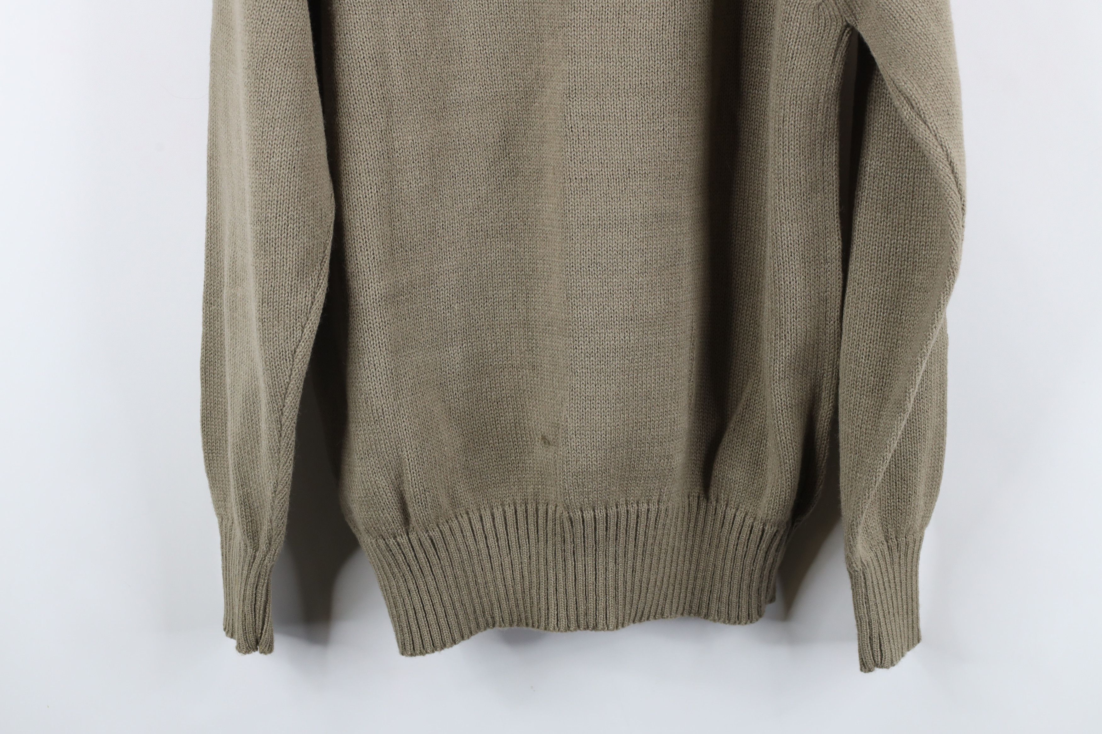 Vintage Deadstock Vintage 70s Streetwear Crewneck Sweater Beige Size US XL / EU 56 / 4 - 9 Thumbnail