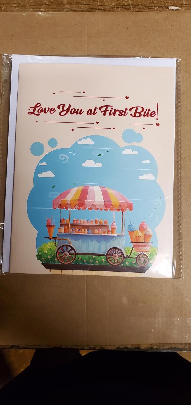 2120 Handcrafted Fun Pop-Up Ice Cream Cart Greeting Card - Get Yours Now! Size ONE SIZE - 2 Thumbnail