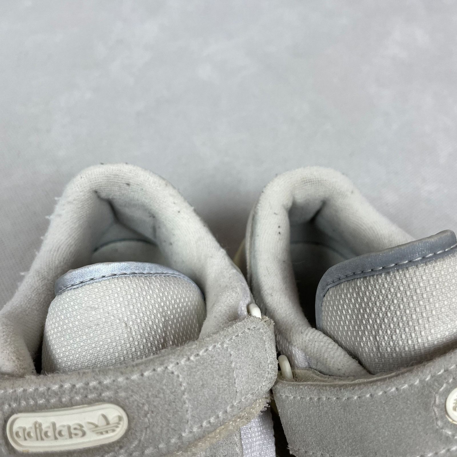 Adidas Adidas Forum Low Mens Off White Silver Metallic Sneakers 5.5 Size US 5.5 / EU 38 - 9 Thumbnail