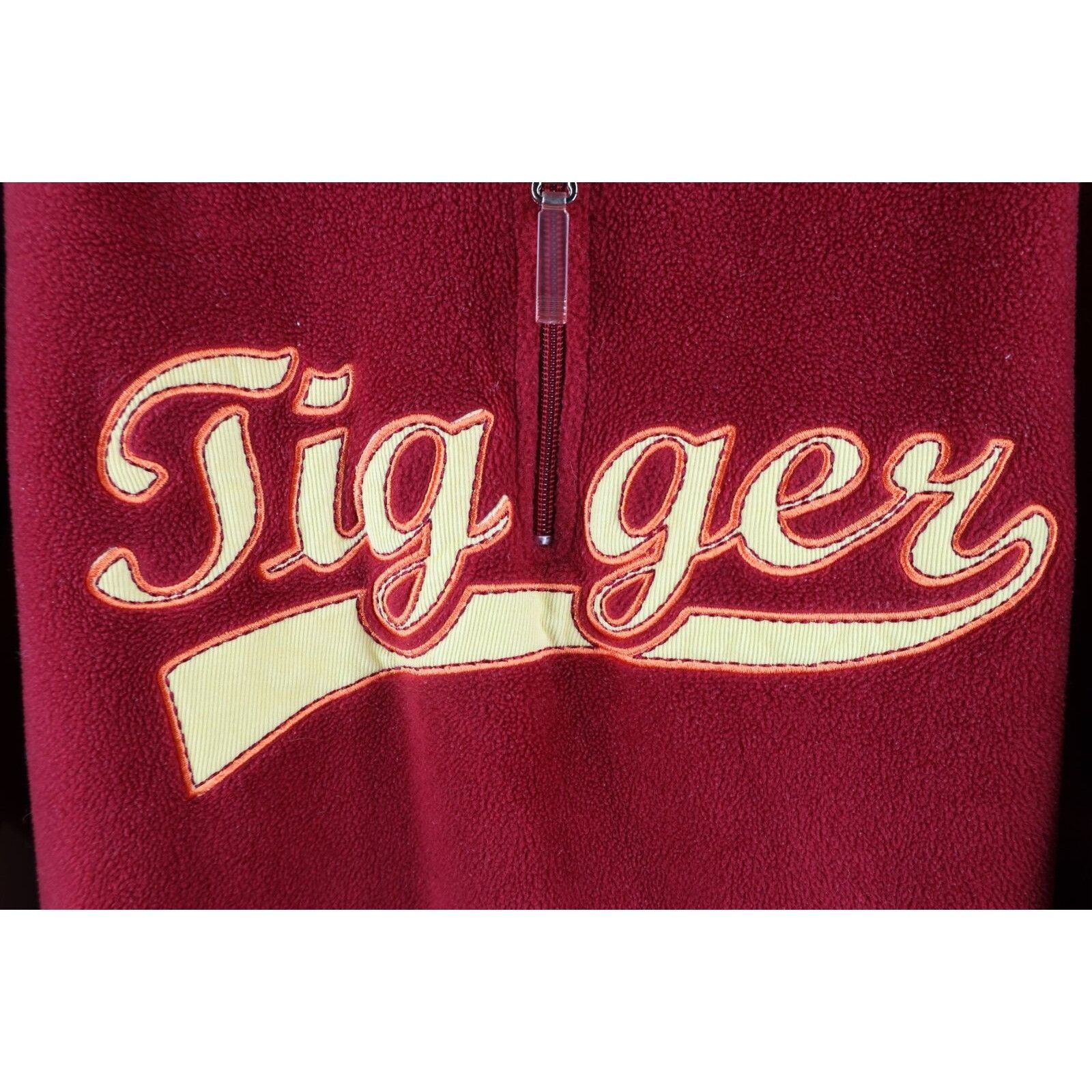 Disney × Vintage Vintage 90s Disney Winnie the Pooh Tigger Fleece Hoodie Size XL / US 12-14 / IT 48-50 - 4 Thumbnail