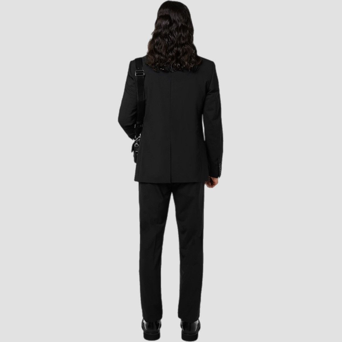 Dolce & Gabbana D&G Black Slim Fit Three Piece Suit Size 38S - 3 Thumbnail