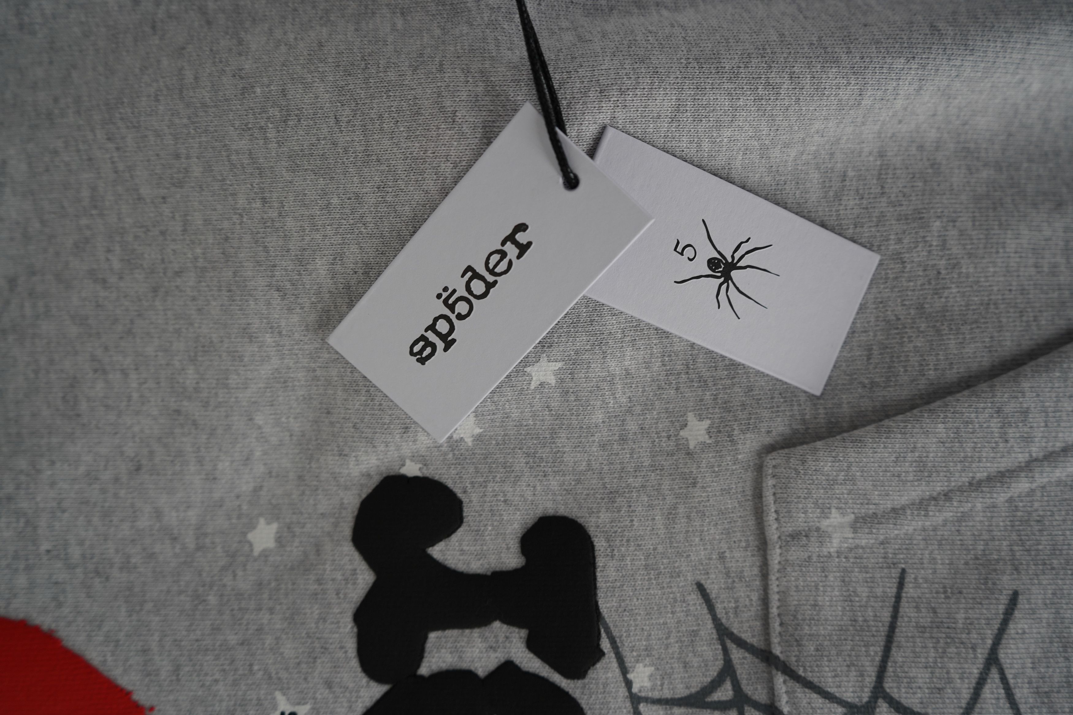 Sp5der Sp5der - Souvenir Hoodie (I Love Sp5der) - Heather Grey, L Size US L / EU 52-54 / 3 - 5 Thumbnail