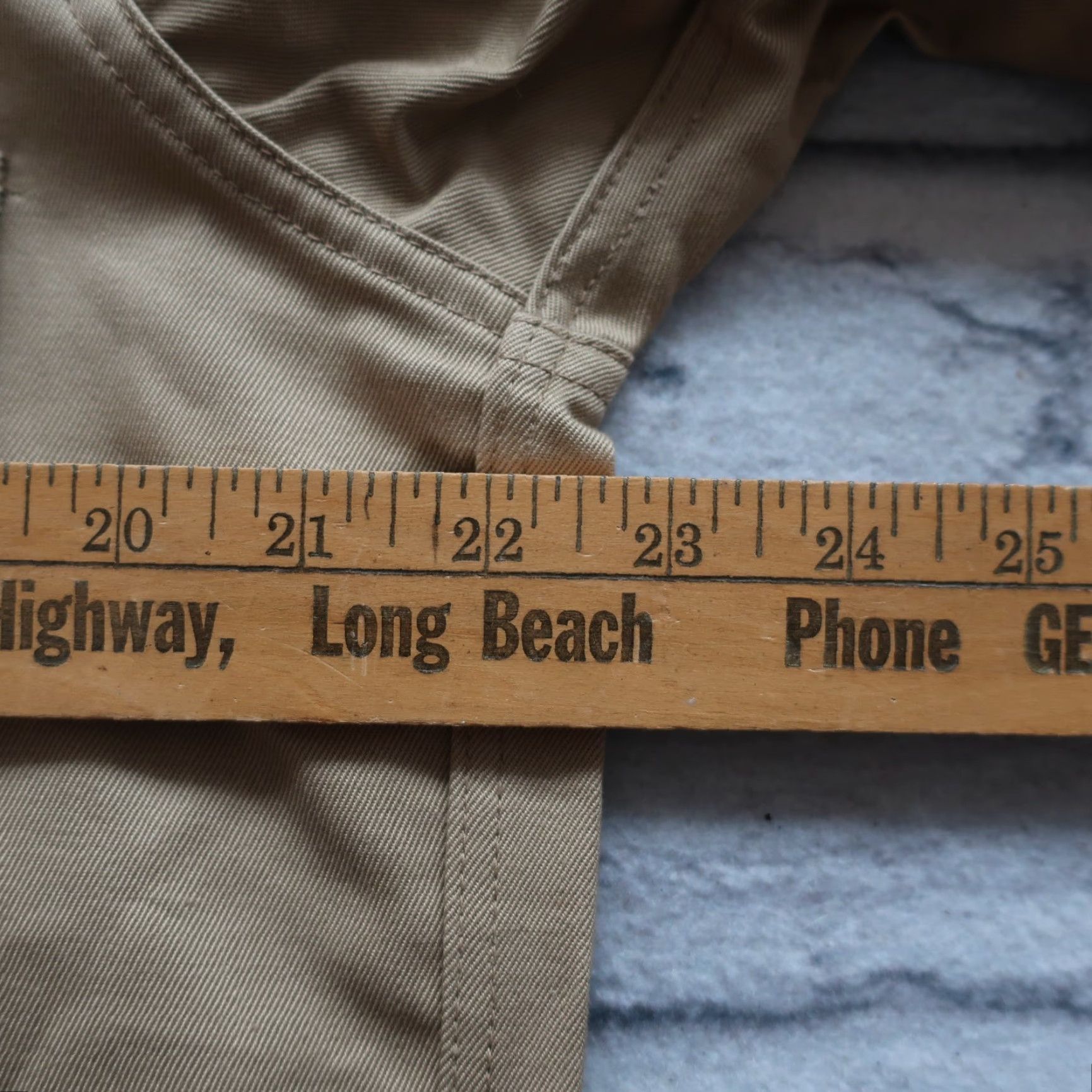 Dickies VINTAGE Dickies Army Cloth Shirt Mens 15 1/2 Tan 40s WWII Button-Up Long Sleeve Army Theme Size US M / EU 48-50 / 2 - 7 Thumbnail