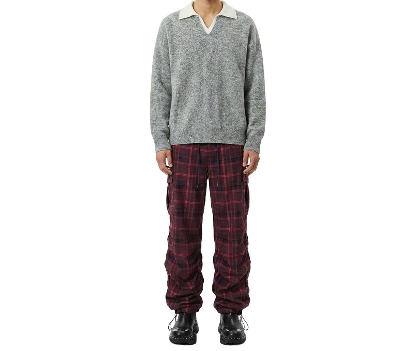 Other Marled V-Neck Polo Sweater | Wool-Cotton Size US M / EU 48-50 / 2 - 7 Thumbnail