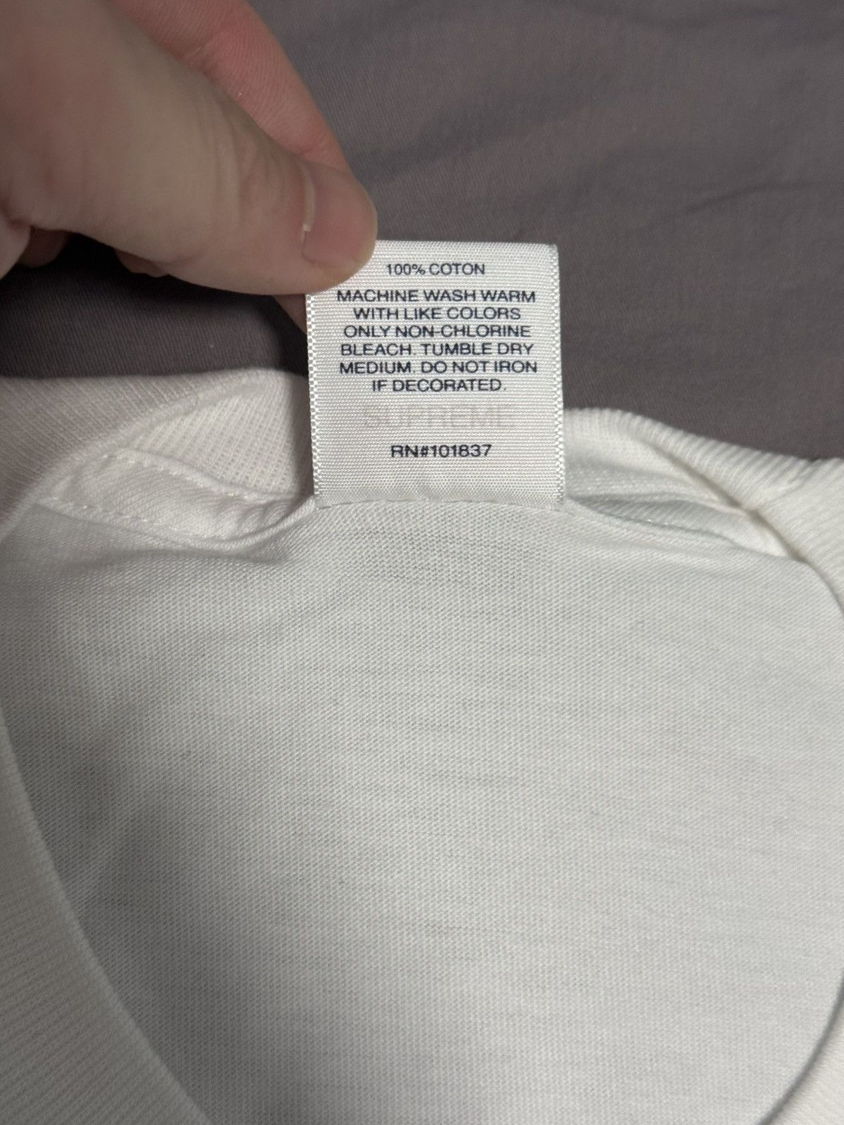 Supreme Supreme bedroom tee White medium Size US M / EU 48-50 / 2 - 4 Thumbnail