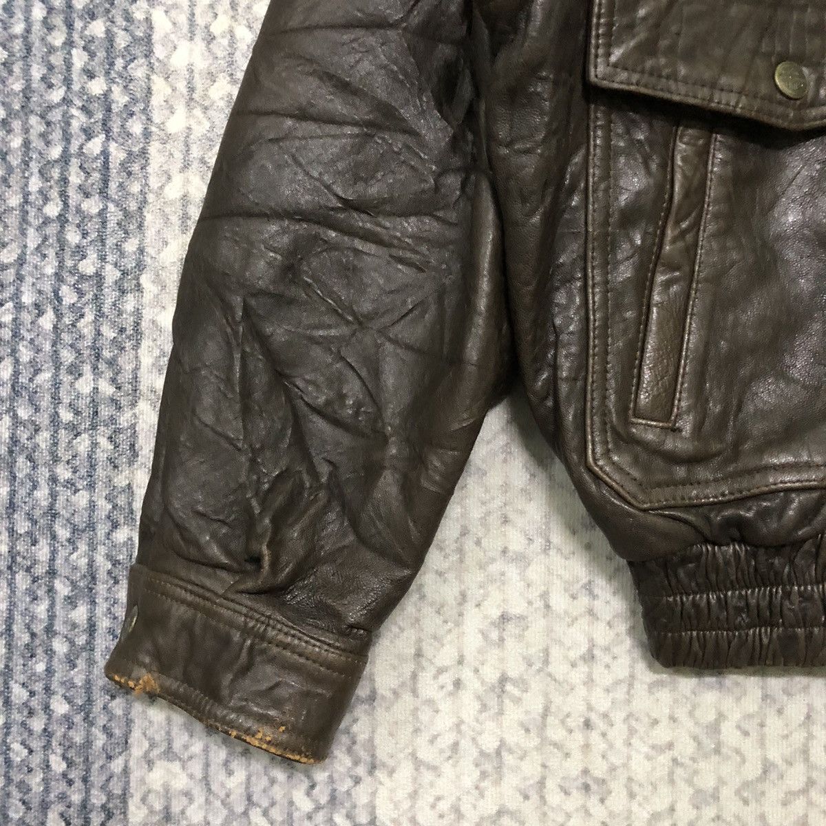 Harley Davidson Rare Distressed Vintage Harley Davidson Leather Jacket Size US L / EU 52-54 / 3 - 4 Thumbnail