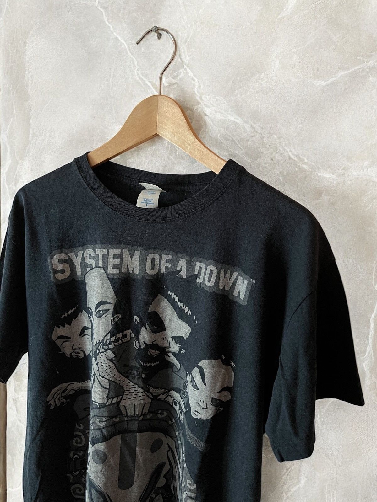 Band Tees × Vintage SYSTEM OF A DOWN Vintage 00s tee Band t shirt heavy metal Size US L / EU 52-54 / 3 - 2 Thumbnail