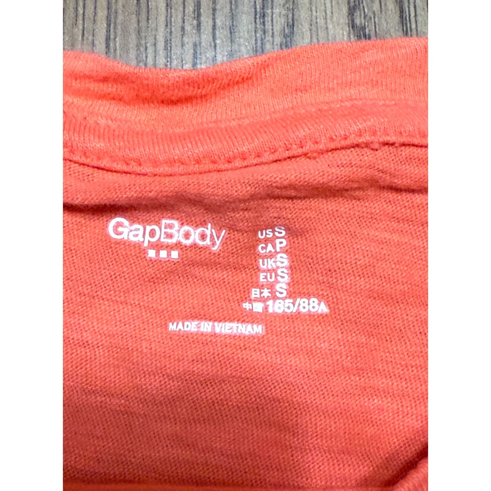 Gap Gap Body Shirt Womens Small Orange Long Sleeve Shirt Size S / US 4 / IT 40 - 5 Thumbnail