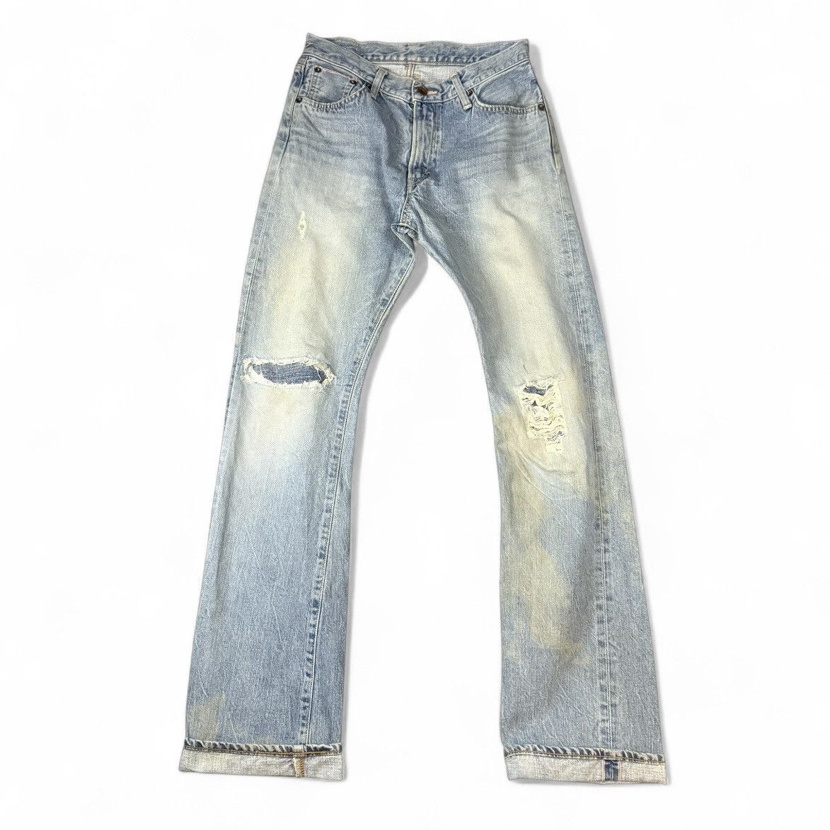 If Six Was Nine 🔥🇯🇵 Vintage 90s Japanese Flared Edwin 505 Selvedge Denim Size US 29 - 1 Thumbnail