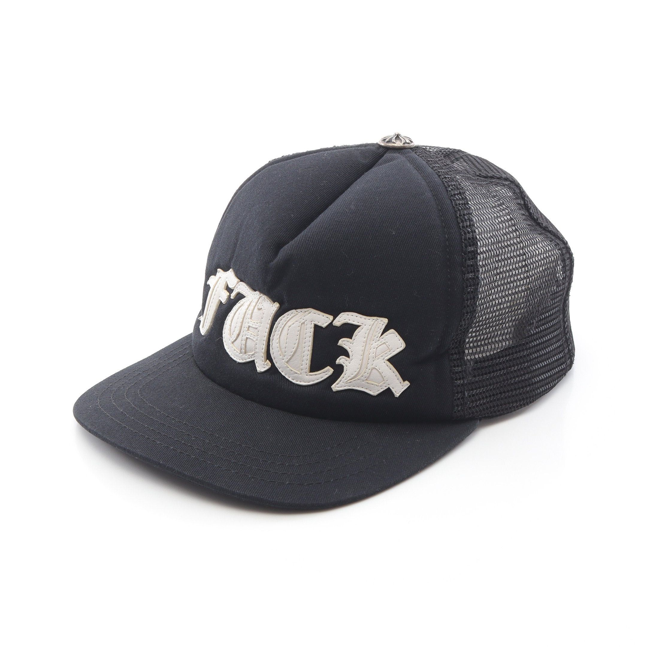 Chrome Hearts CH Hollywood Trucker Hat - Black Hats, Accessories