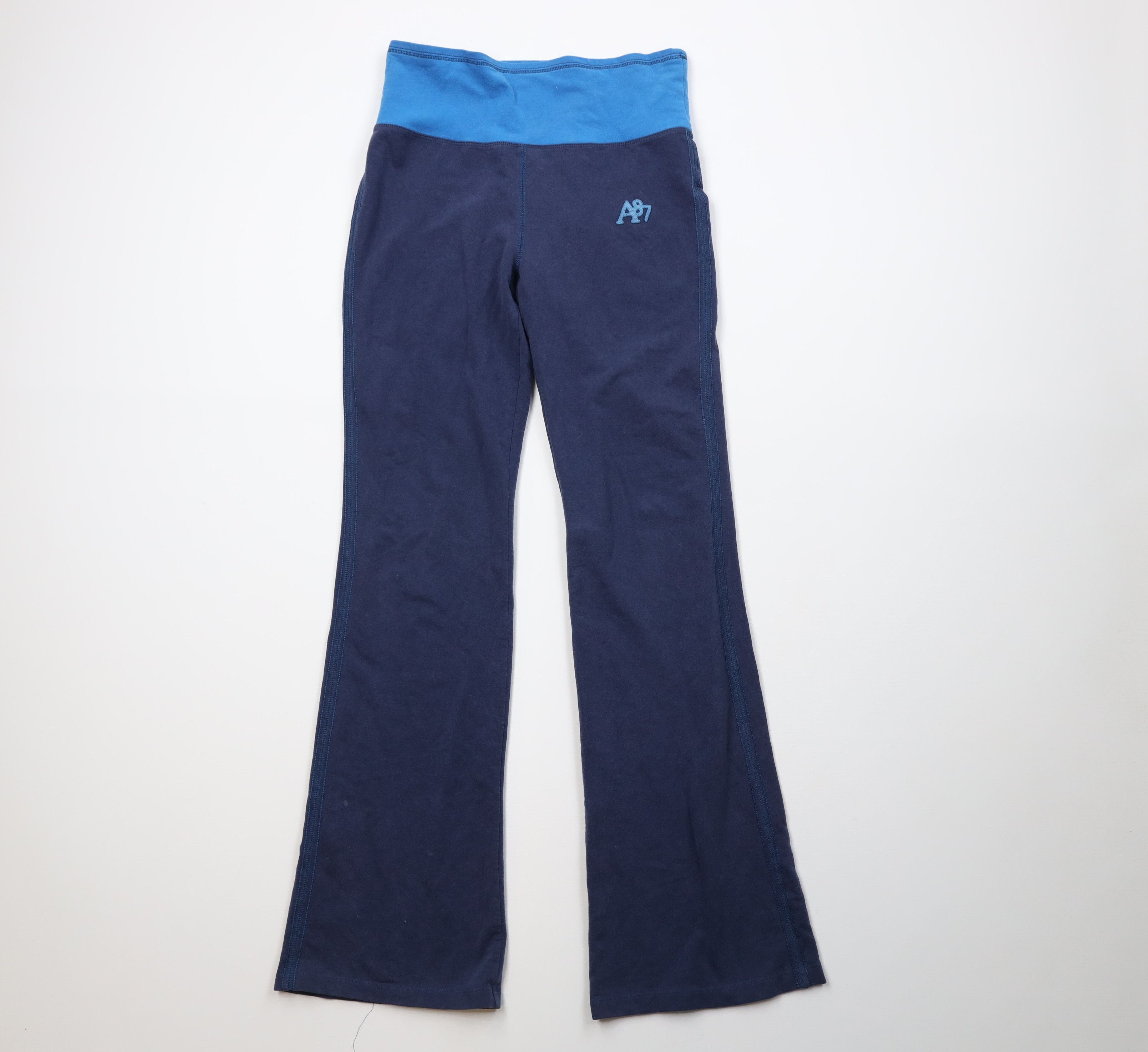 Aeropostale Vintage 90s Y2K Aeropostale Babydoll Flared Wide Leg Pants Size 30" / US 8 / IT 44 - 1 Thumbnail