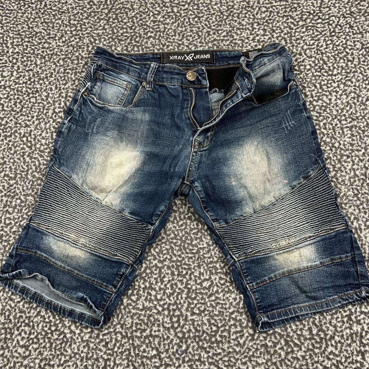 Other XRAY Jeans Mens Moto Biker Denim 32 Distressed Bleach Spots Size US 32 / EU 48 - 1 Thumbnail