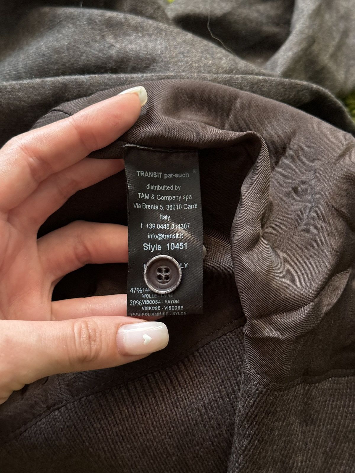 Transit × Transit Uomo Transit Par-such avant garde wool cashmere blend blazer Size M / US 6-8 / IT 42-44 - 6 Thumbnail