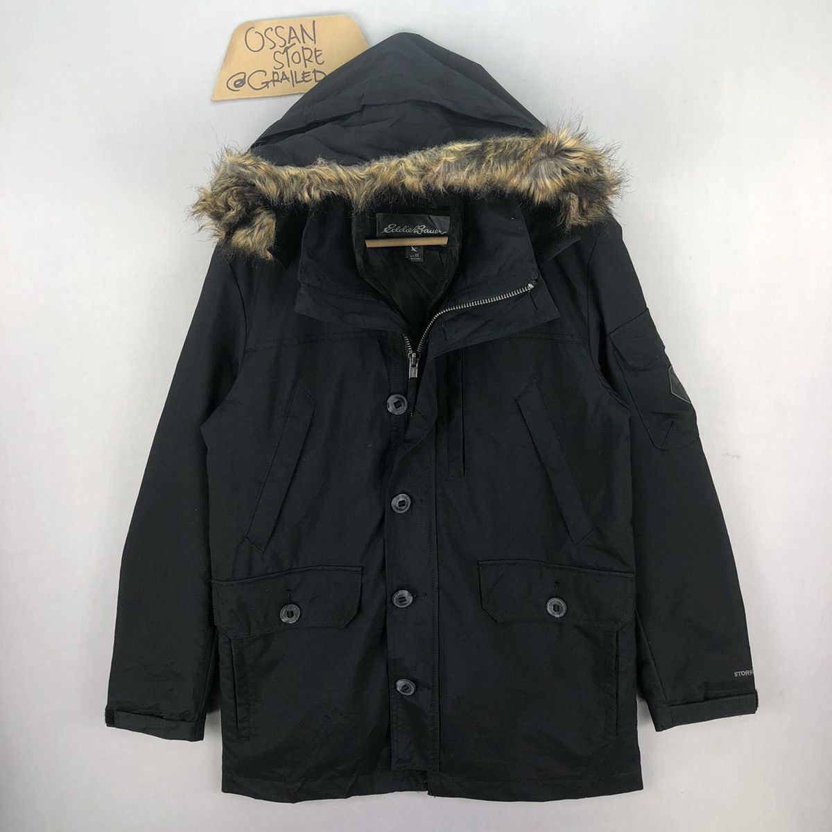 Eddie Bauer Eddie Bauer Faux Fur Stormrepel Jacket Size US S / EU 44-46 / 1 - 1 Thumbnail