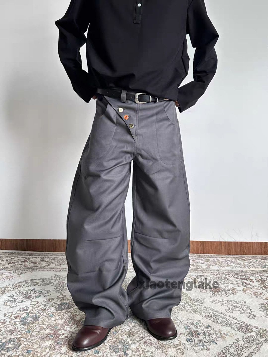 Vintage zx utility skate hiphop loose baggy irregular design pants Size US 32 / EU 48 - 1 Thumbnail
