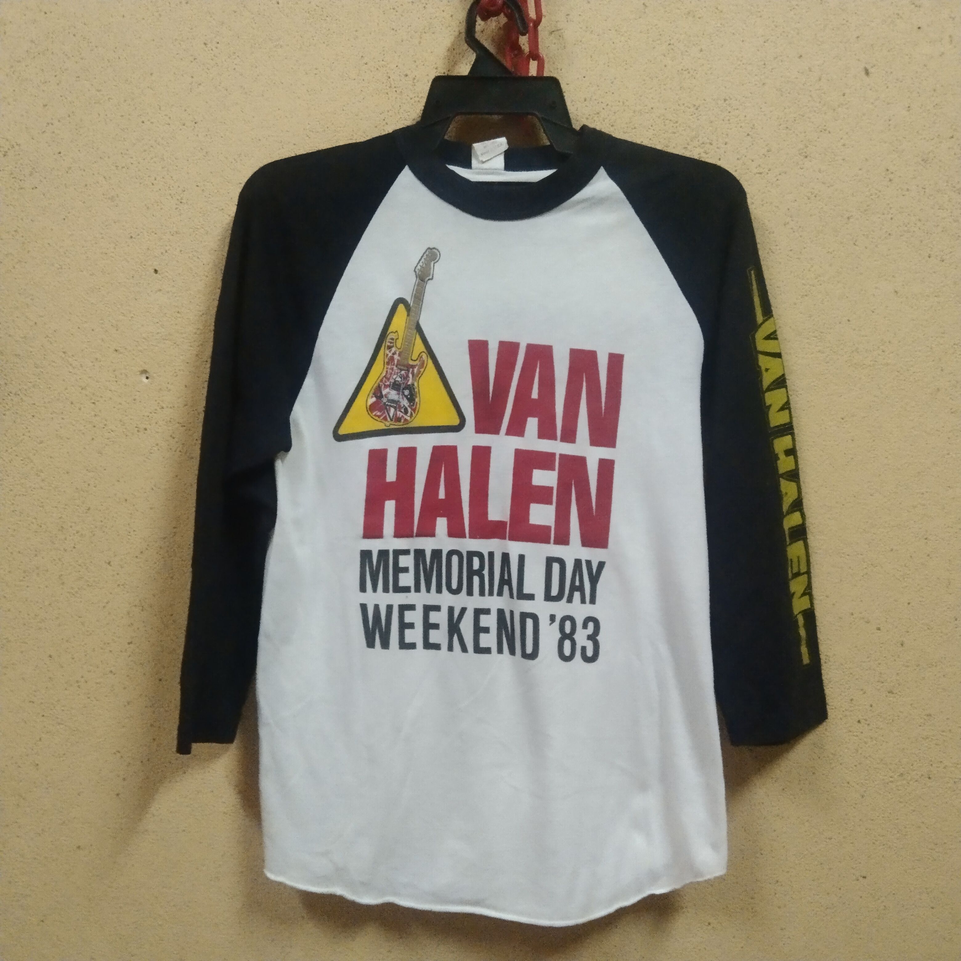 Band Tees × Vintage Vintage Van Halen Memorial Day Weekend 83 3/4 Sleeve Size US M / EU 48-50 / 2 - 1 Thumbnail