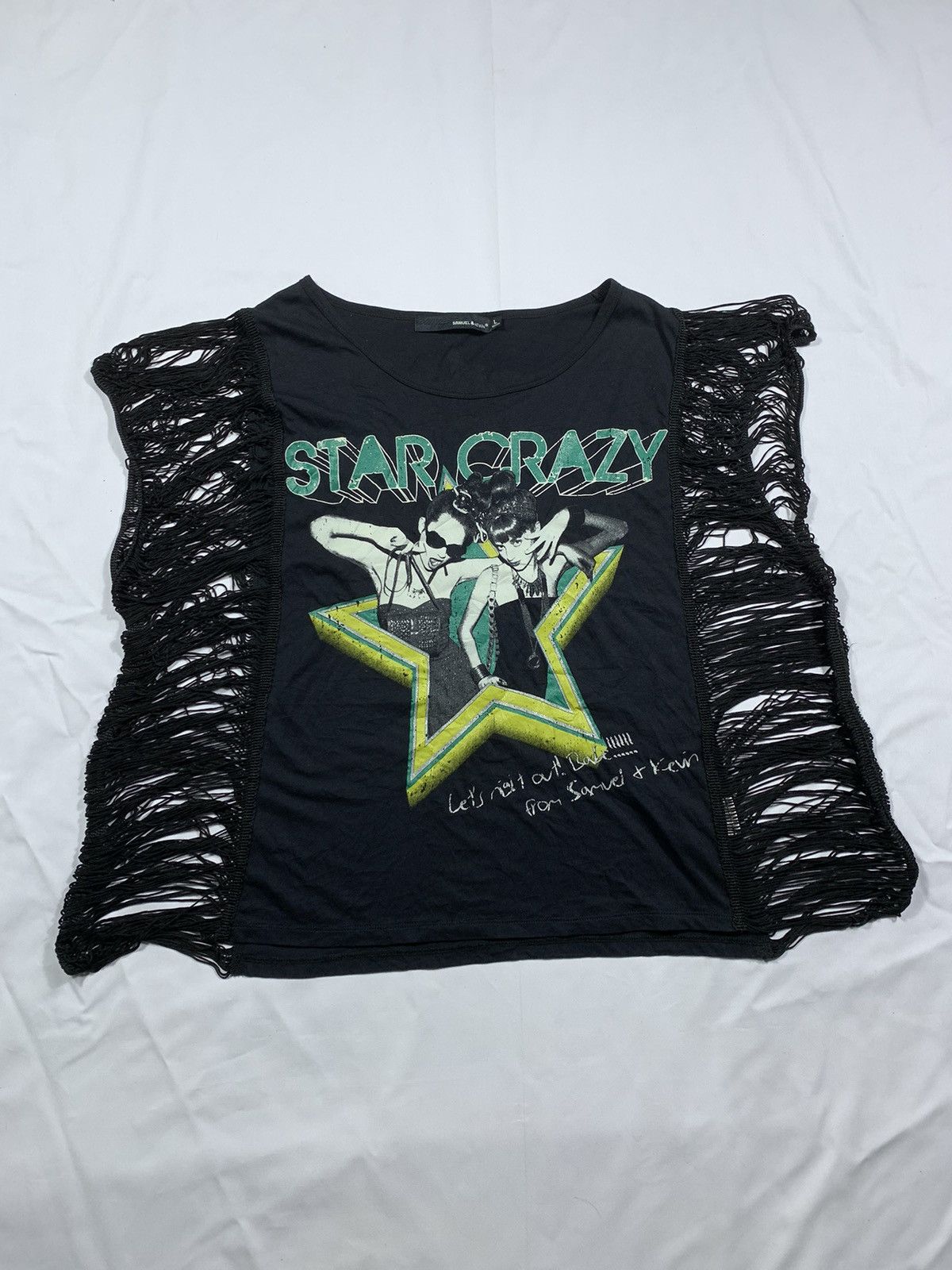 Japanese Brand CRAZY SICK STAR SAMUEL & KEVIN TSHIRT Size US L / EU 52-54 / 3 - 1 Thumbnail