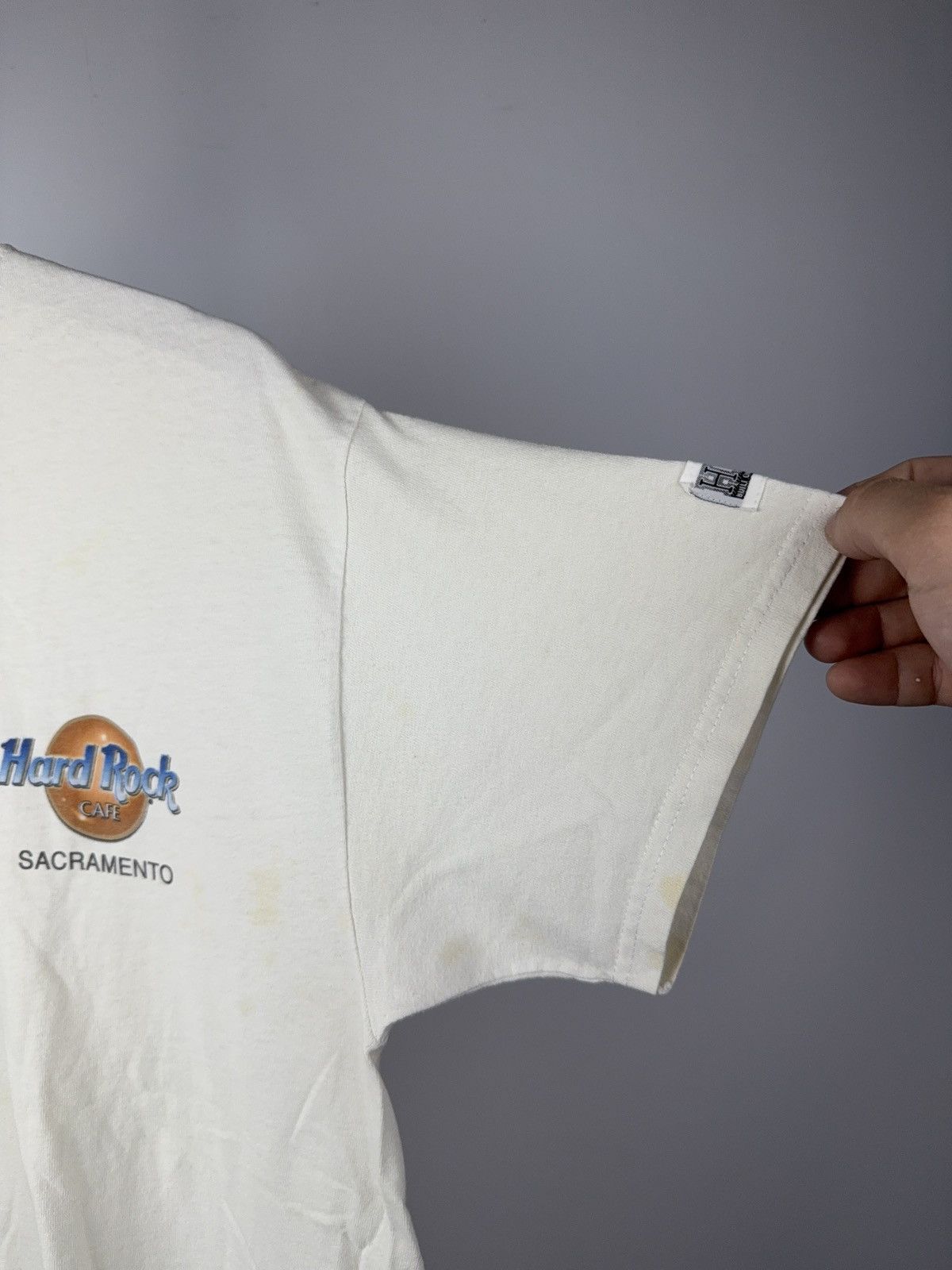 Hard Rock Cafe Vintage 90s Hard Rock Cafe Sacramento USA Graphic Tee Size US M / EU 48-50 / 2 - 8 Thumbnail