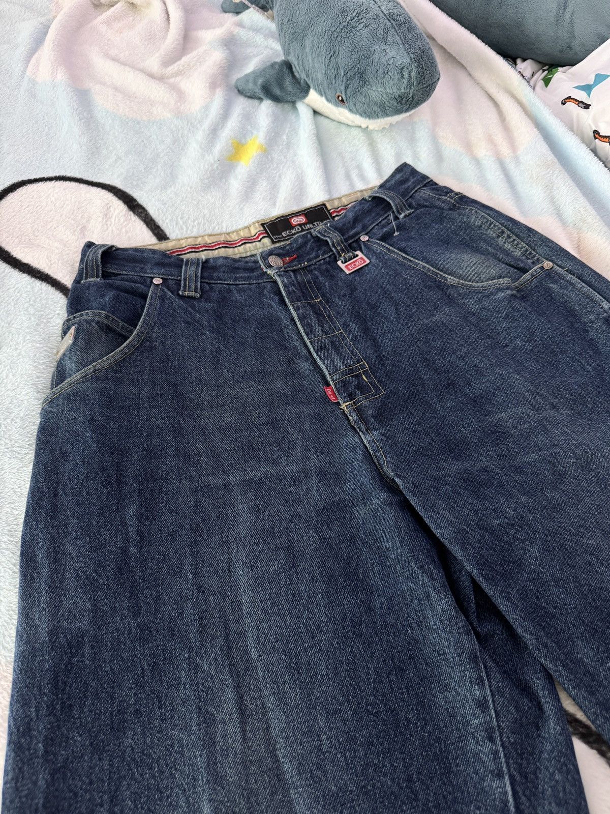Ecko Unltd. Vintage Y2K Baggy Ecko Untld. Size US 34 / EU 50 - 3 Thumbnail