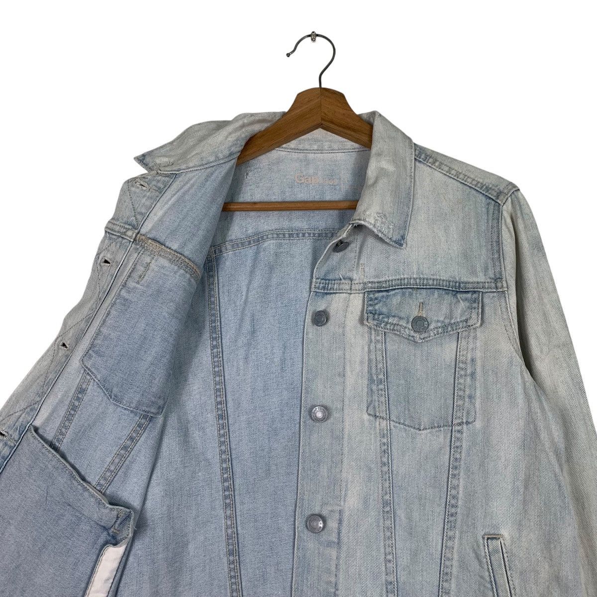 Gap GAP 1969 Washed Denim Jacket #1290-C58 Size L / US 10 / IT 46 - 10 Thumbnail