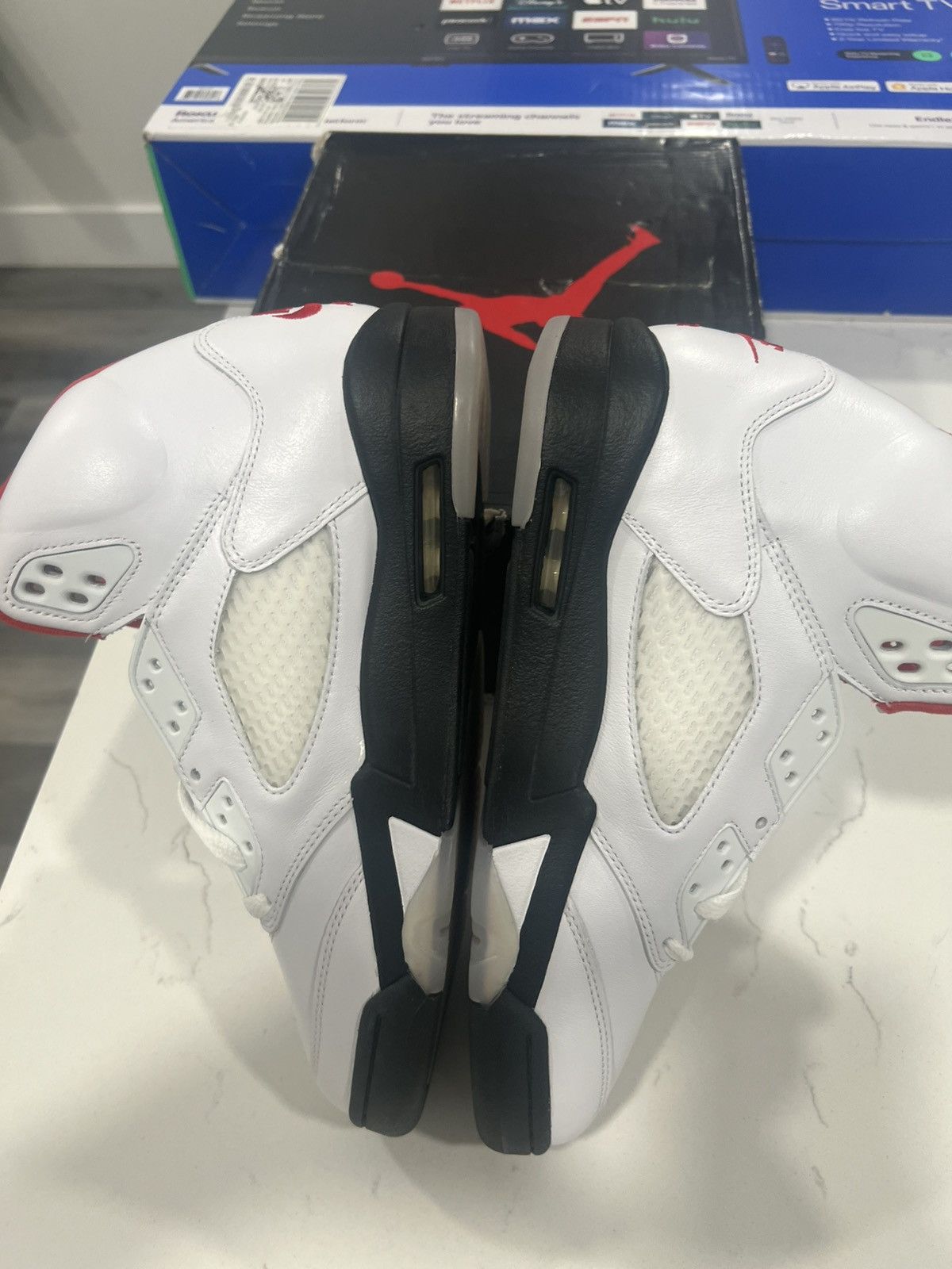Jordan Brand Jordan 5 retro 2020 sz 8.5 fire red Size US 8.5 / EU 41-42 - 7 Thumbnail